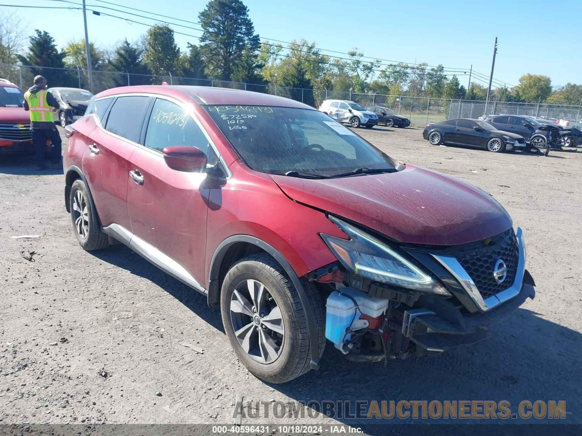 5N1AZ2MSXKN106586 NISSAN MURANO 2019