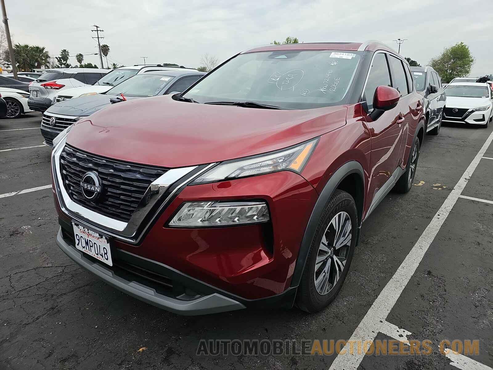 5N1BT3BA7NC721490 Nissan Rogue 2022