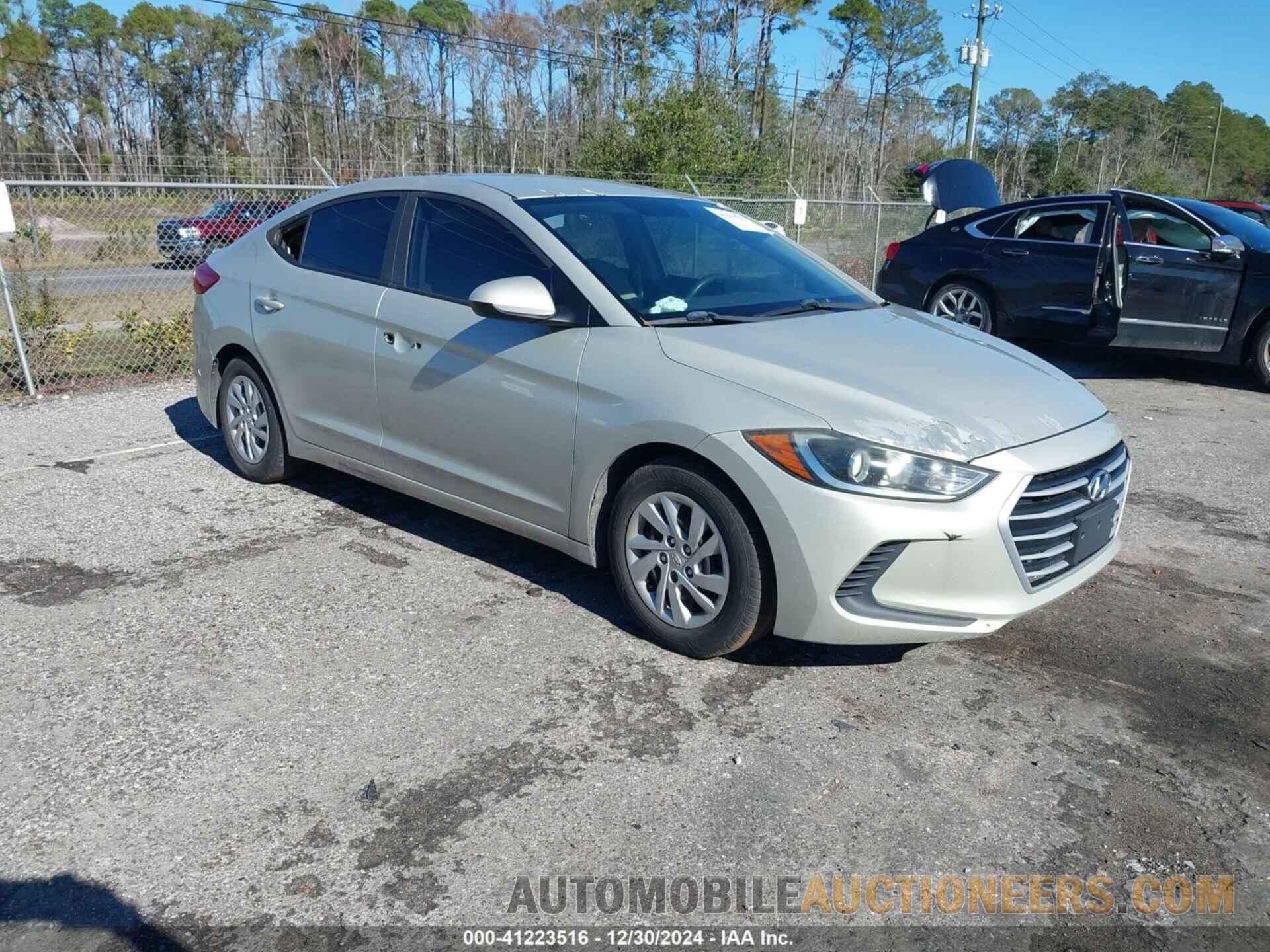 5NPD74LF0HH125616 HYUNDAI ELANTRA 2017