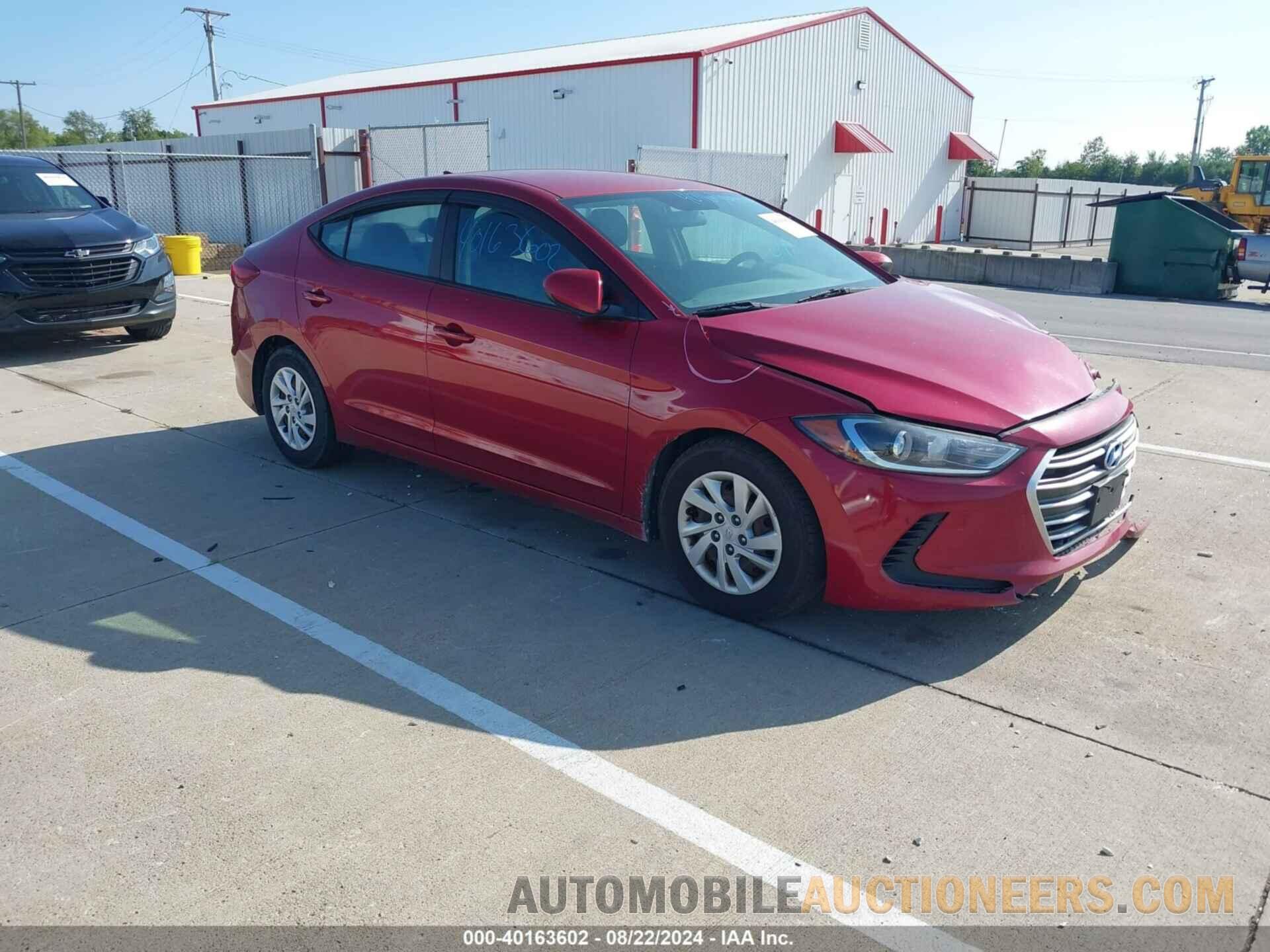 5NPD74LF0HH130136 HYUNDAI ELANTRA 2017