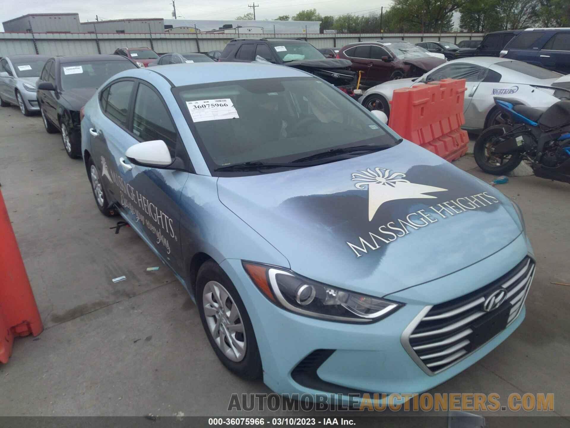 5NPD74LF0JH349278 HYUNDAI ELANTRA 2018