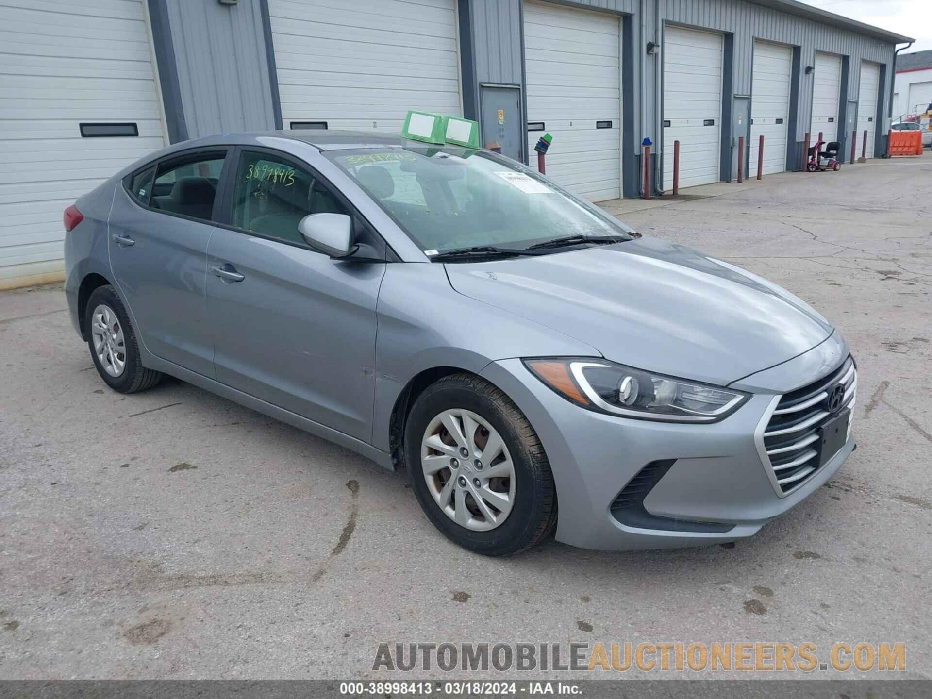 5NPD74LF1HH063885 HYUNDAI ELANTRA 2017