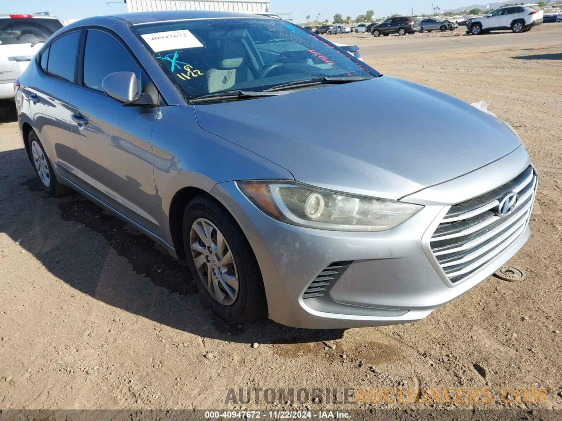 5NPD74LF1HH098314 HYUNDAI ELANTRA 2017