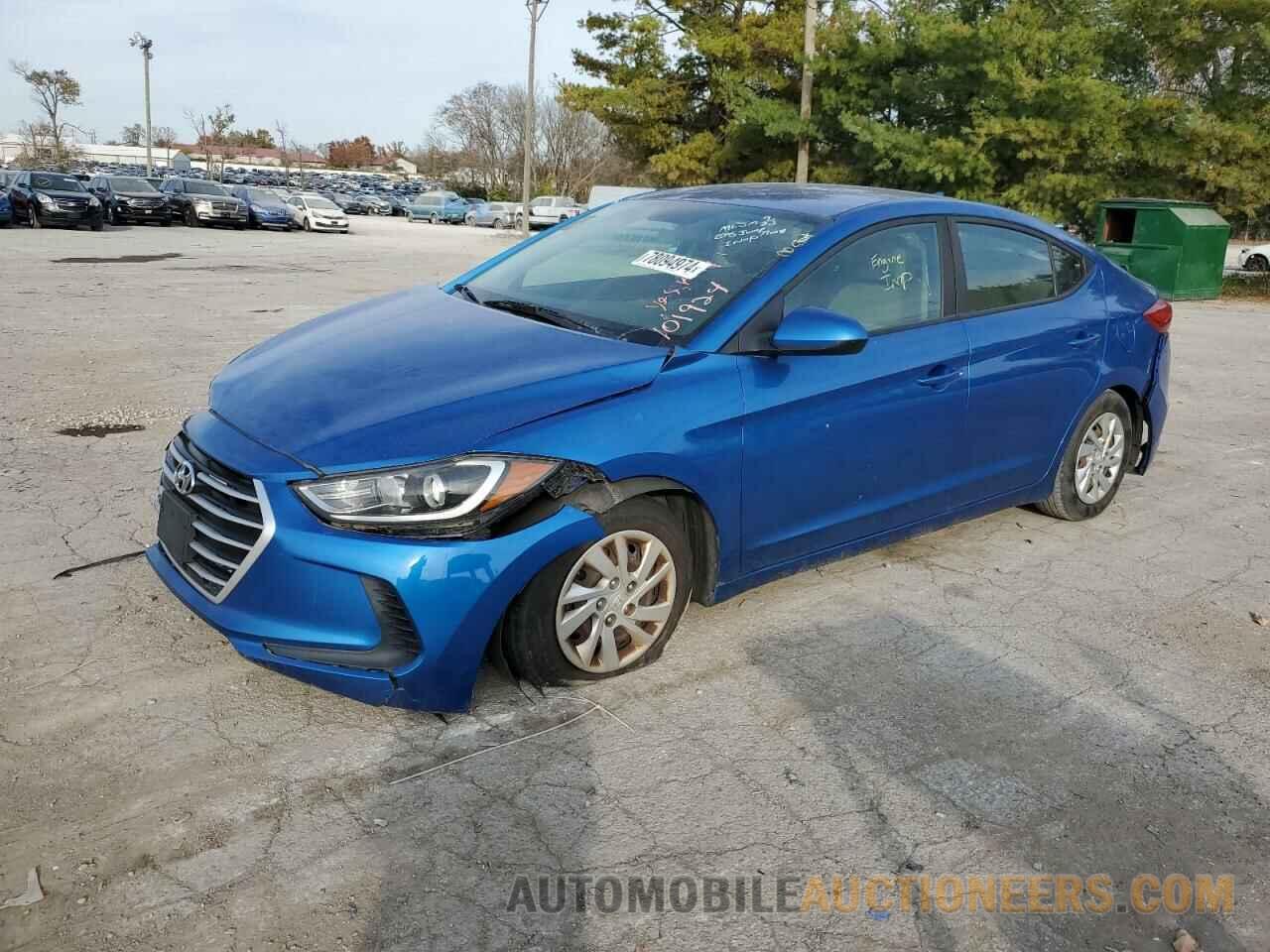 5NPD74LF1HH101924 HYUNDAI ELANTRA 2017