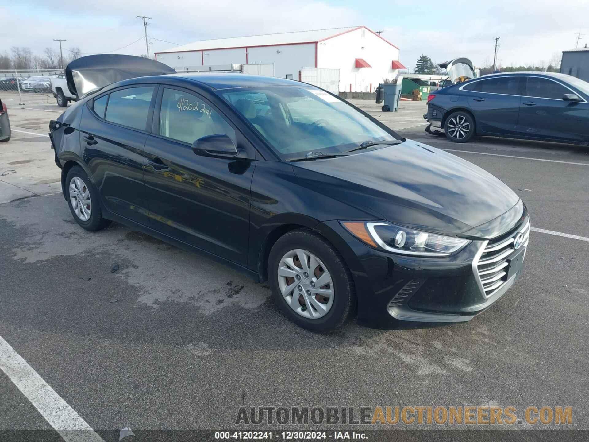 5NPD74LF1HH125530 HYUNDAI ELANTRA 2017