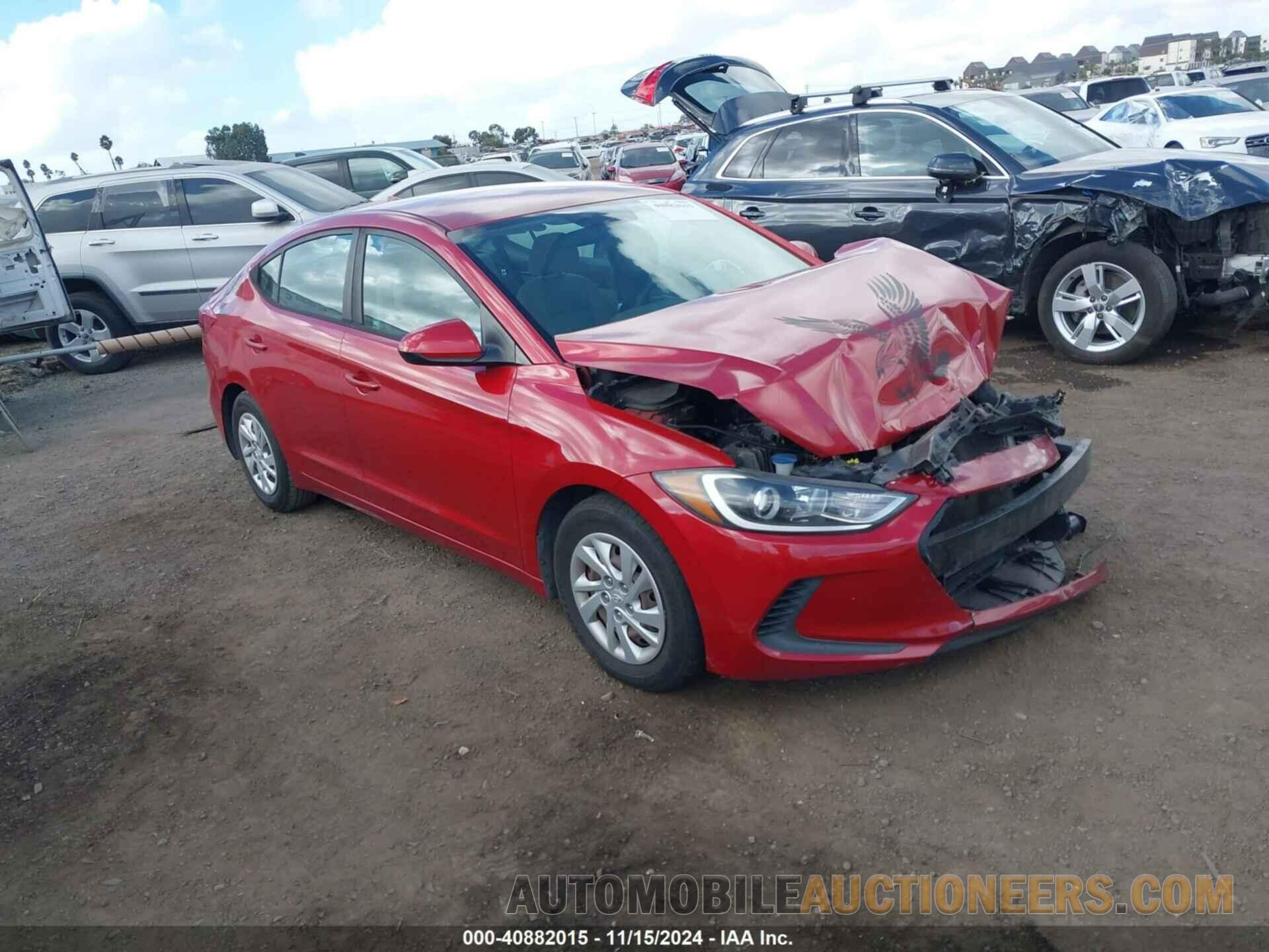 5NPD74LF1HH146720 HYUNDAI ELANTRA 2017