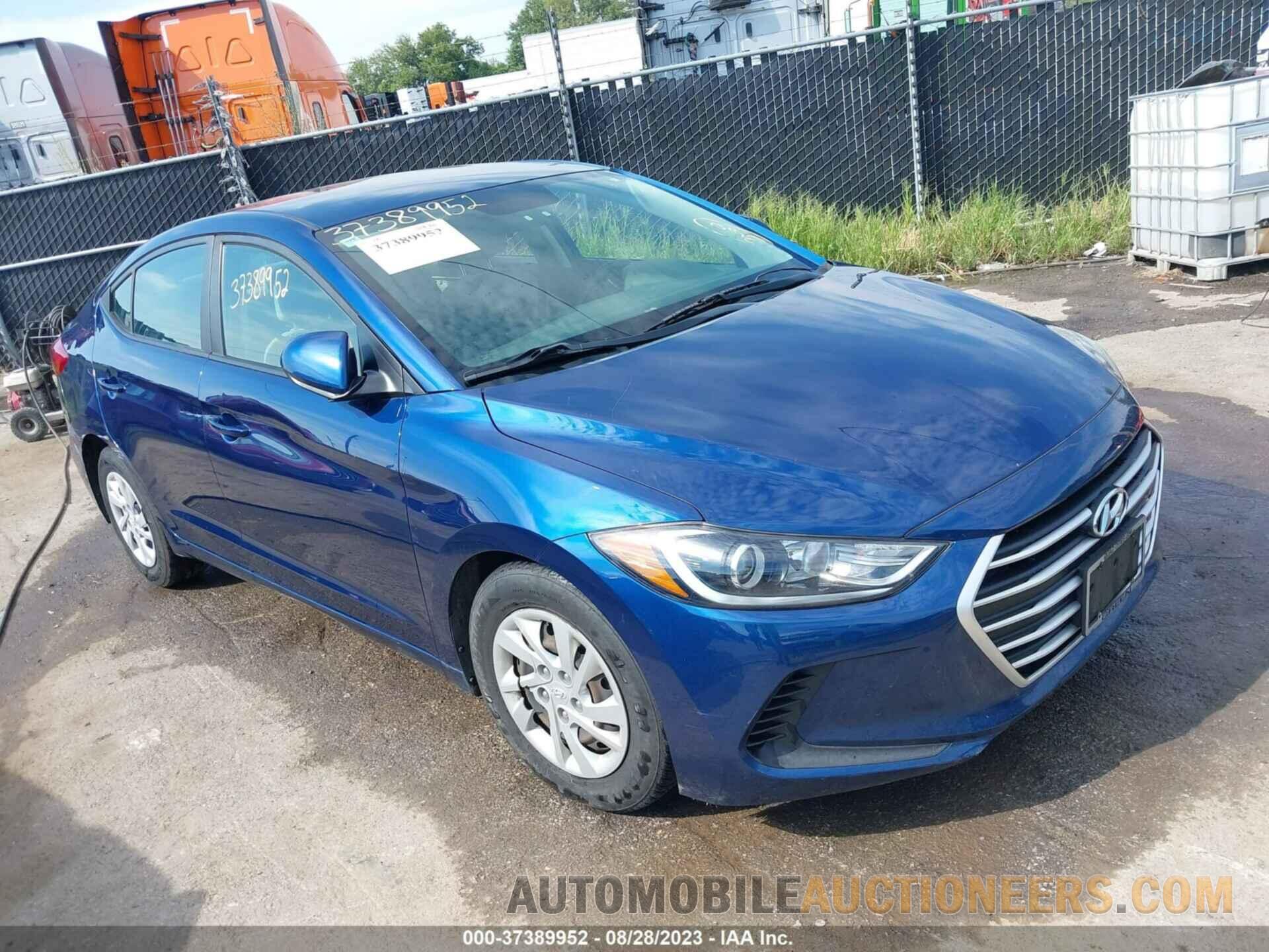 5NPD74LF1JH295750 HYUNDAI ELANTRA 2018