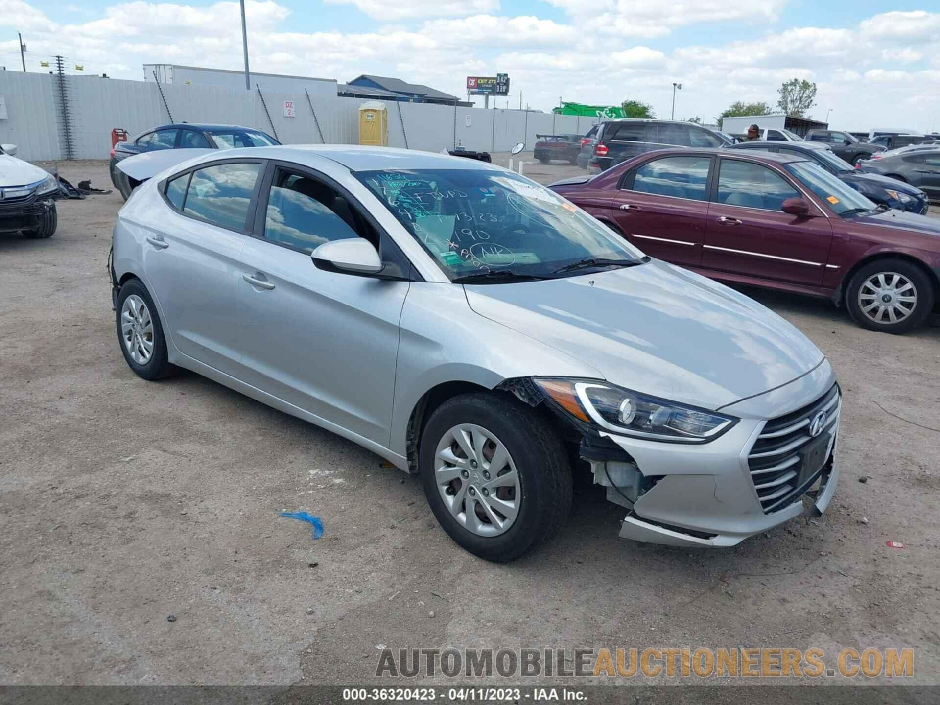 5NPD74LF1JH343506 HYUNDAI ELANTRA 2018