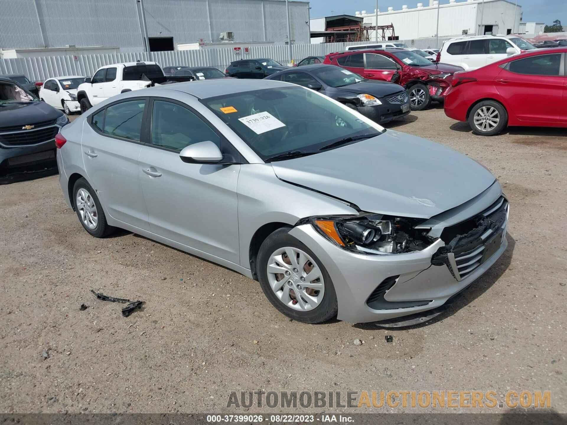 5NPD74LF1JH394200 HYUNDAI ELANTRA 2018