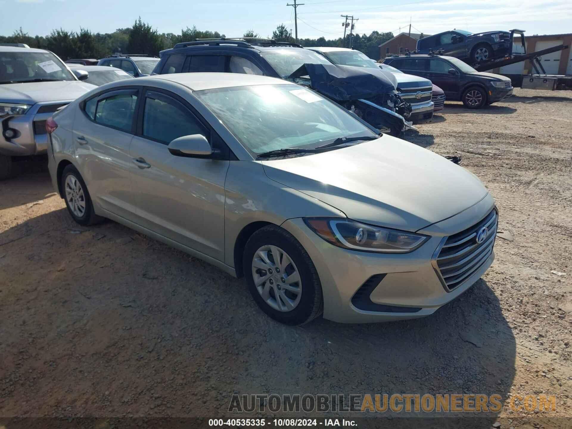 5NPD74LF2HH079593 HYUNDAI ELANTRA 2017