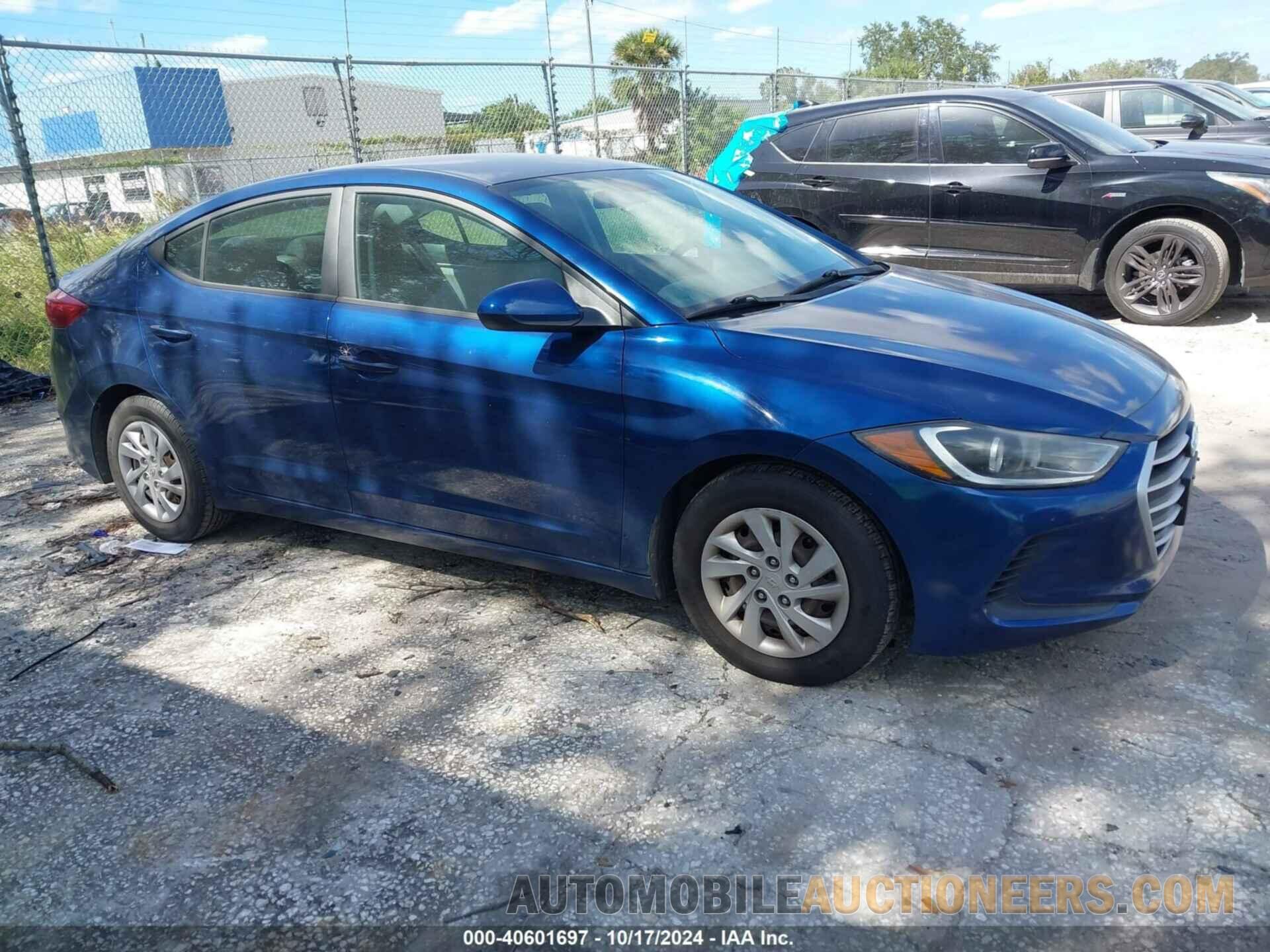 5NPD74LF2HH113113 HYUNDAI ELANTRA 2017