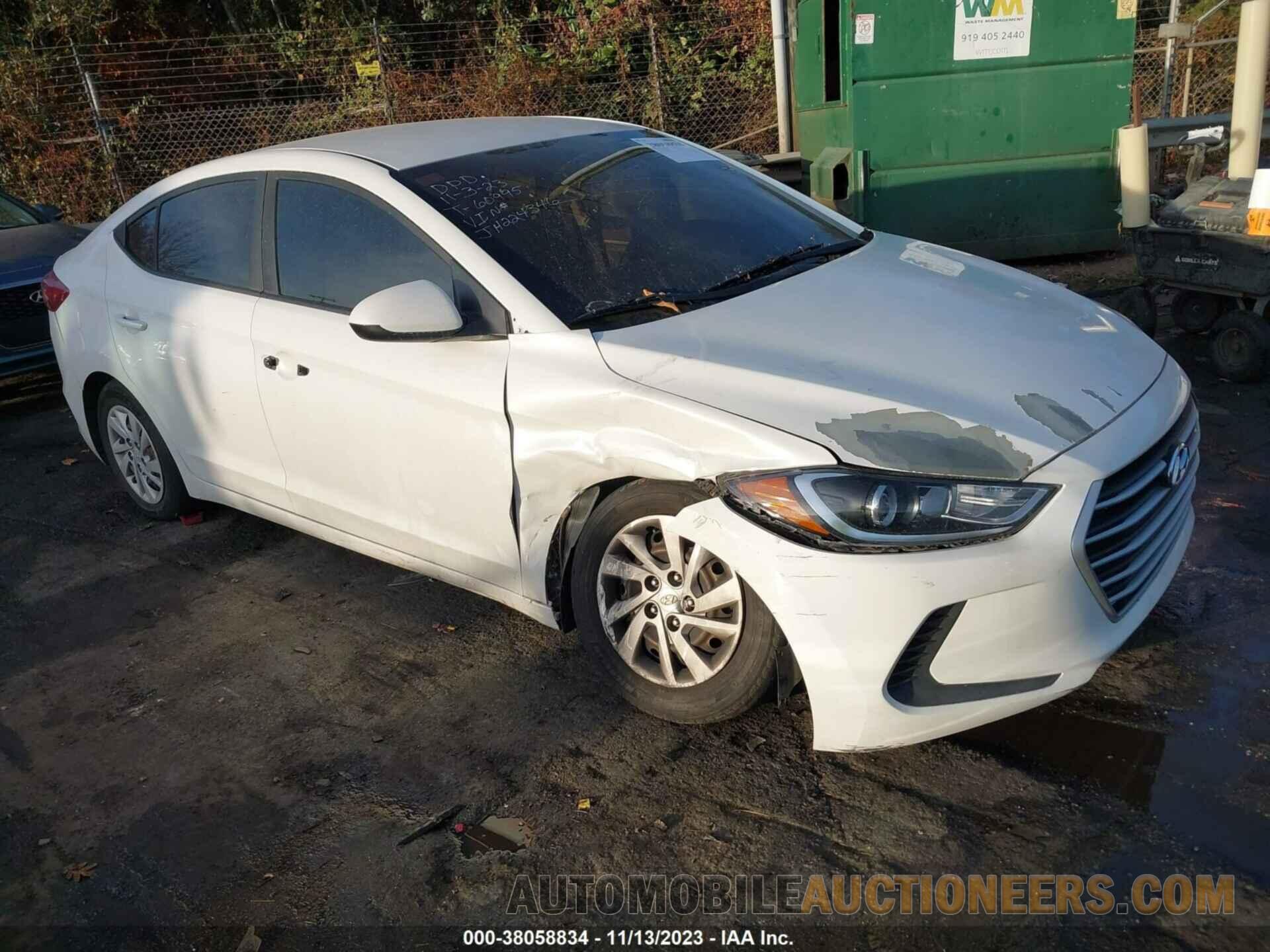 5NPD74LF2JH224346 HYUNDAI ELANTRA 2018