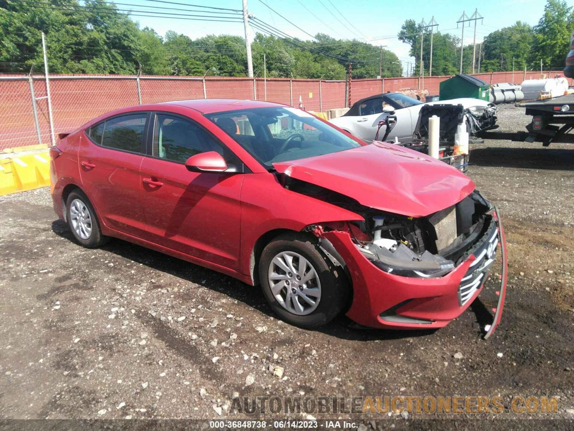 5NPD74LF2JH311485 HYUNDAI ELANTRA 2018