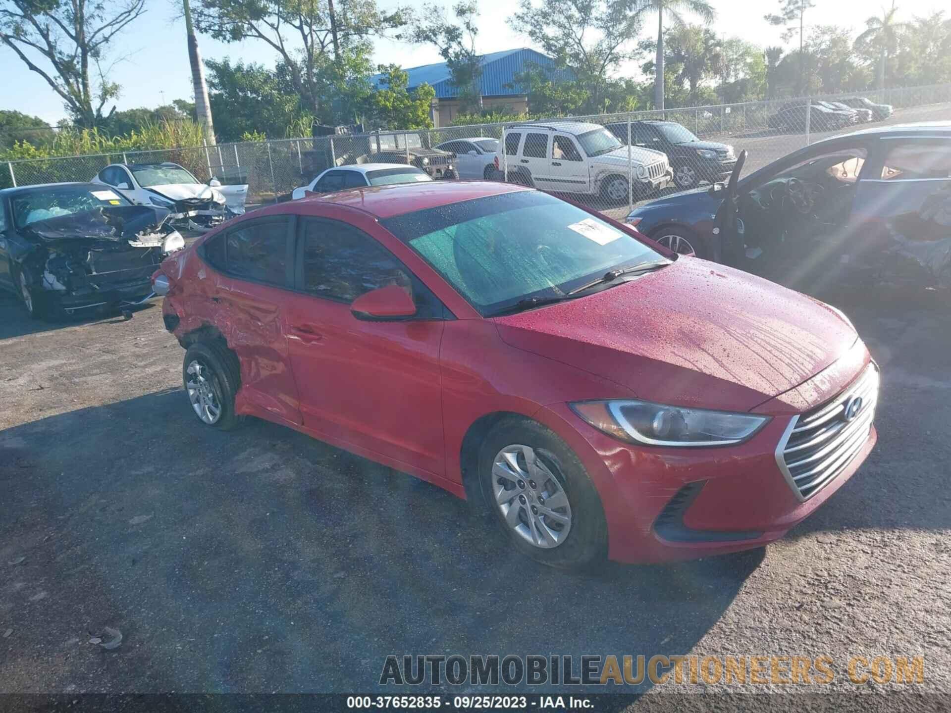 5NPD74LF2JH371377 HYUNDAI ELANTRA 2018