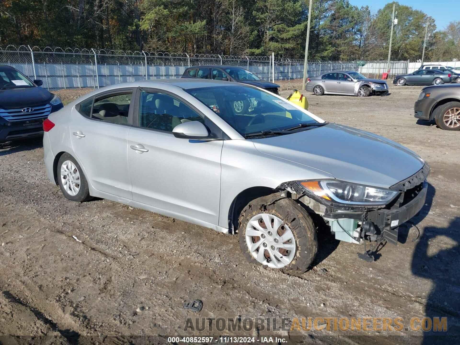 5NPD74LF2JH372867 HYUNDAI ELANTRA 2018