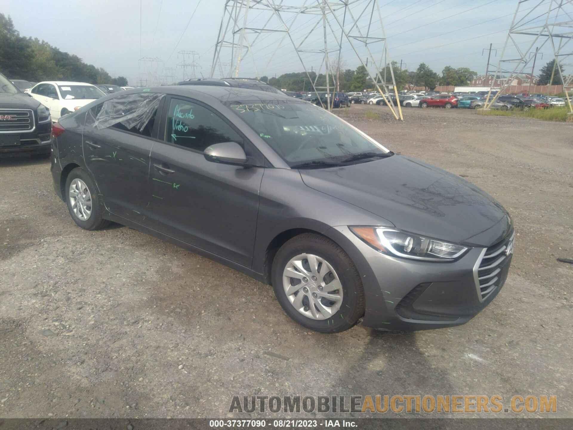 5NPD74LF2JH395159 HYUNDAI ELANTRA 2018