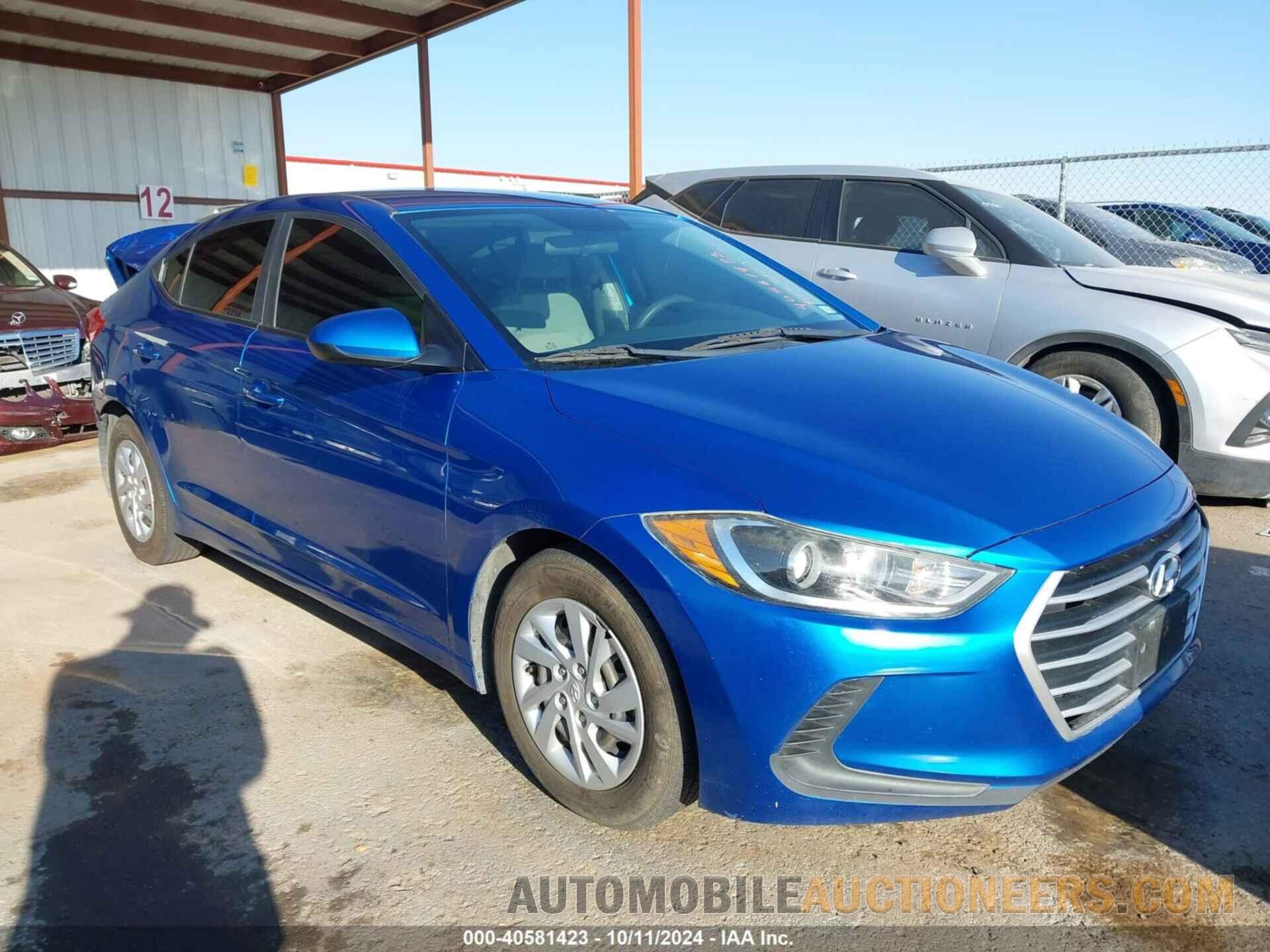 5NPD74LF3HH076251 HYUNDAI ELANTRA 2017