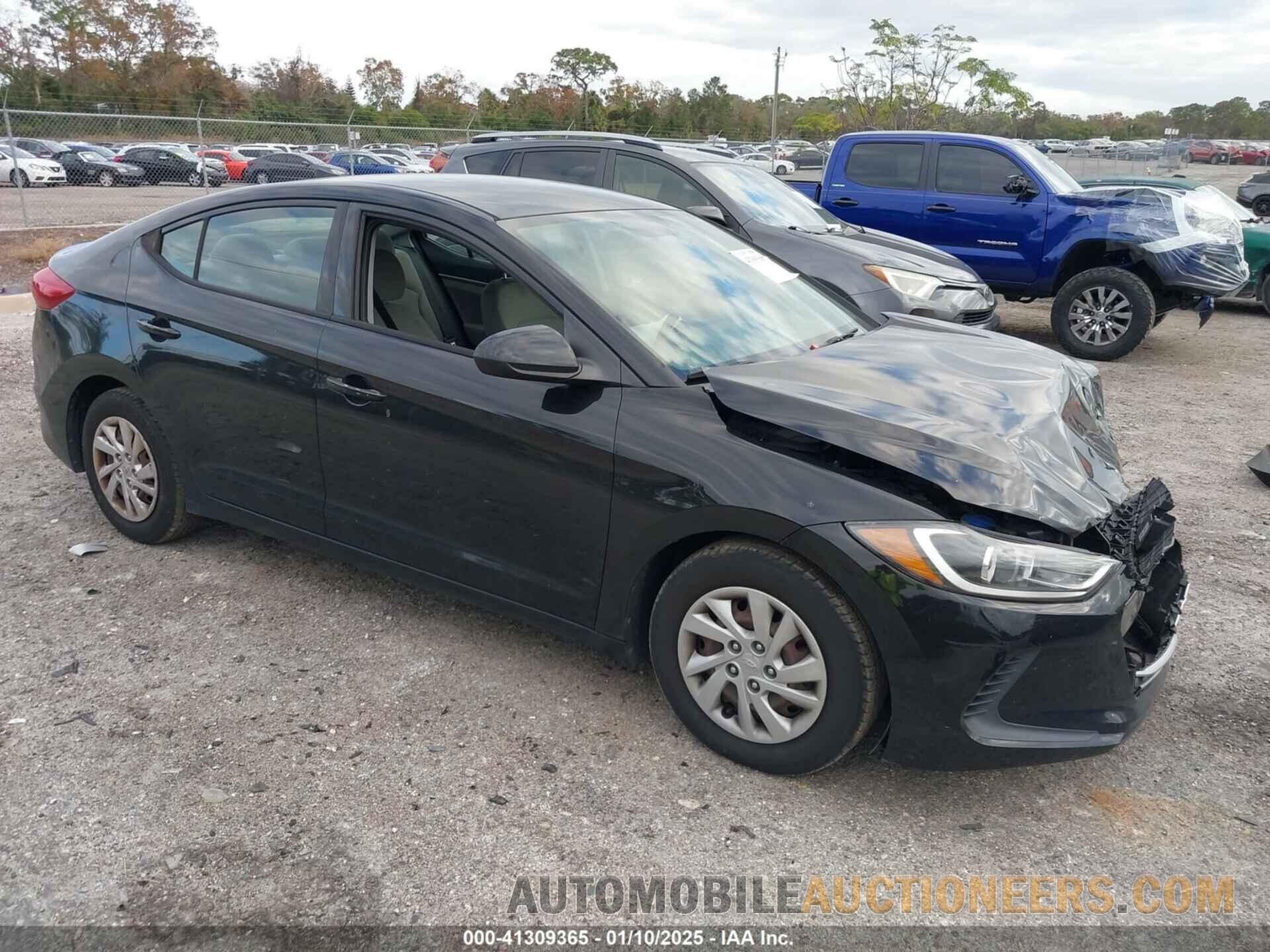 5NPD74LF3HH187236 HYUNDAI ELANTRA 2017