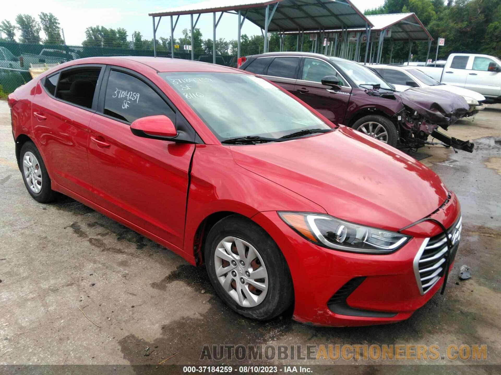 5NPD74LF3JH240247 HYUNDAI ELANTRA 2018