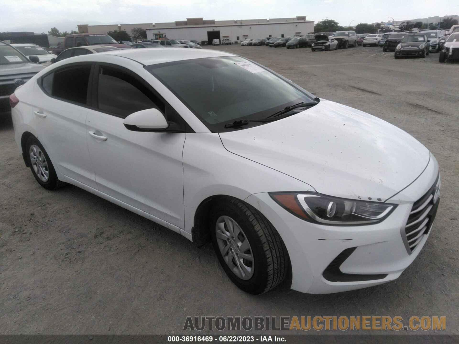 5NPD74LF3JH299427 HYUNDAI ELANTRA 2018