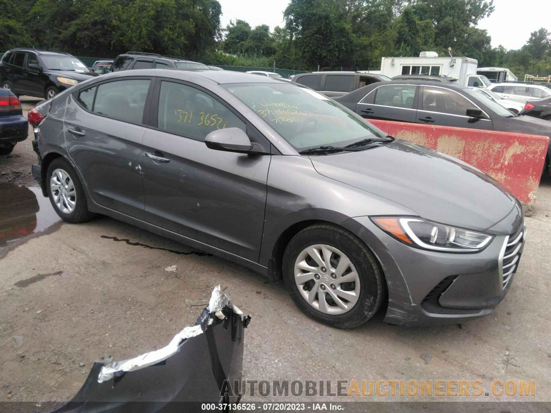 5NPD74LF3JH312547 HYUNDAI ELANTRA 2018