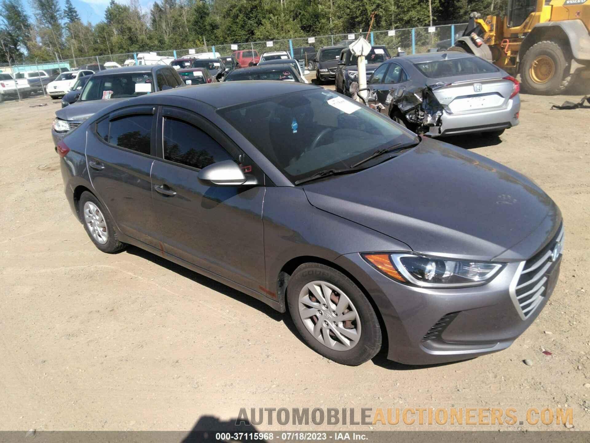 5NPD74LF3JH376006 HYUNDAI ELANTRA 2018