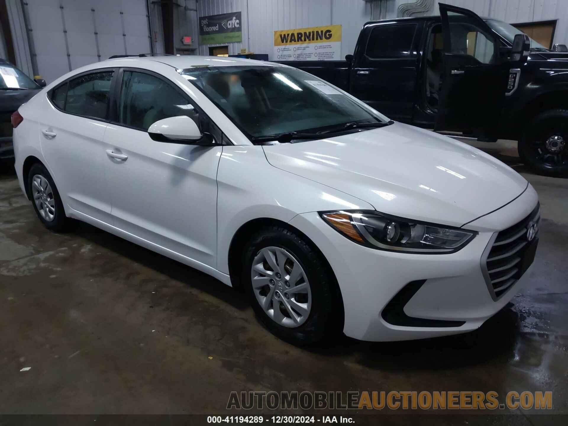 5NPD74LF4HH082253 HYUNDAI ELANTRA 2017