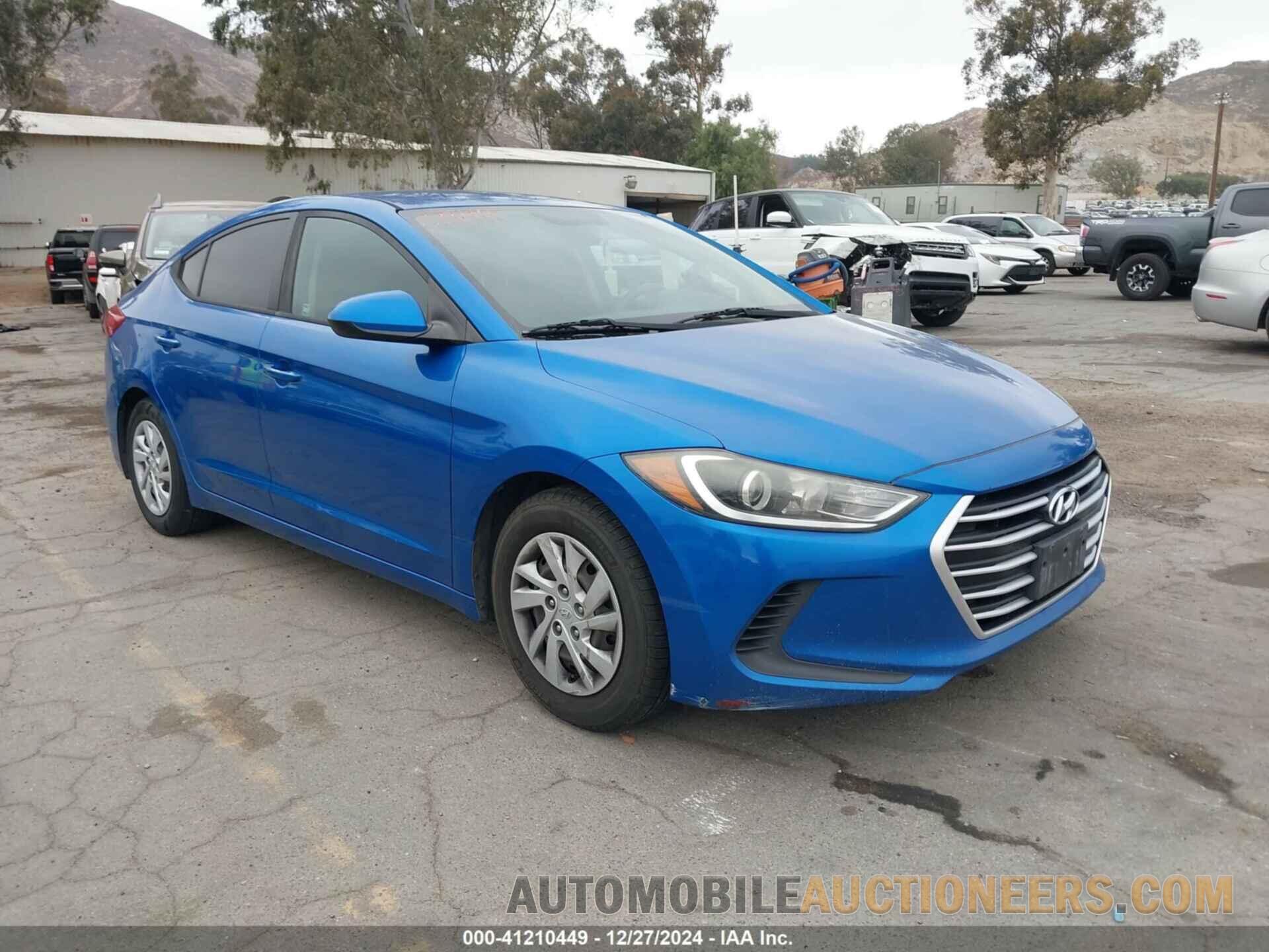 5NPD74LF4HH125974 HYUNDAI ELANTRA 2017