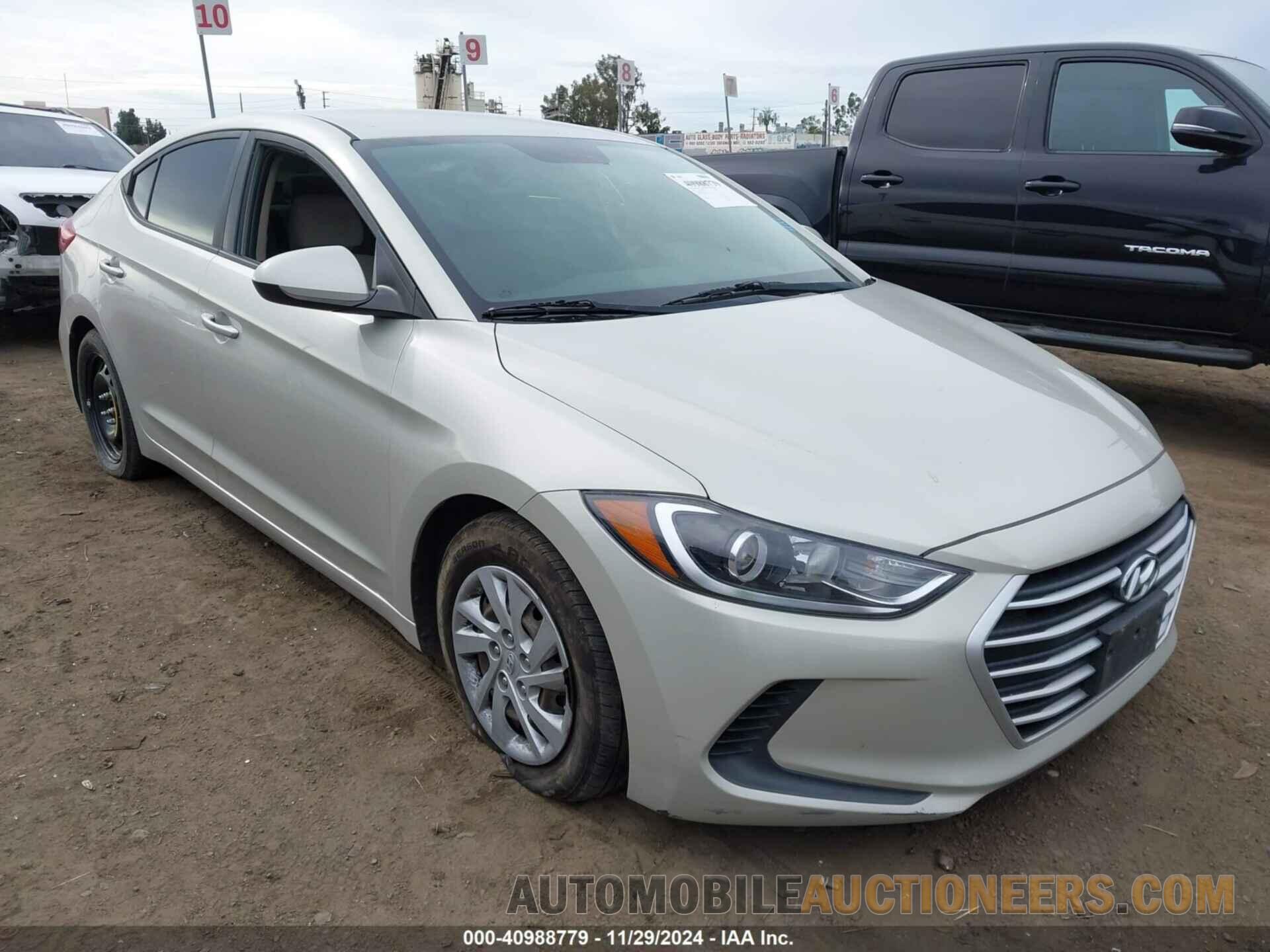 5NPD74LF4HH185026 HYUNDAI ELANTRA 2017