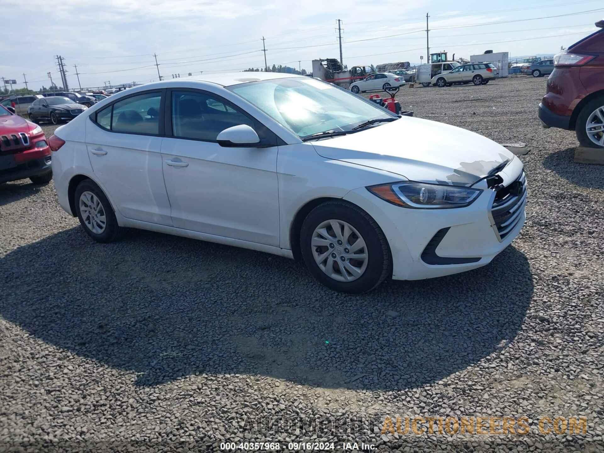 5NPD74LF4JH289148 HYUNDAI ELANTRA 2018