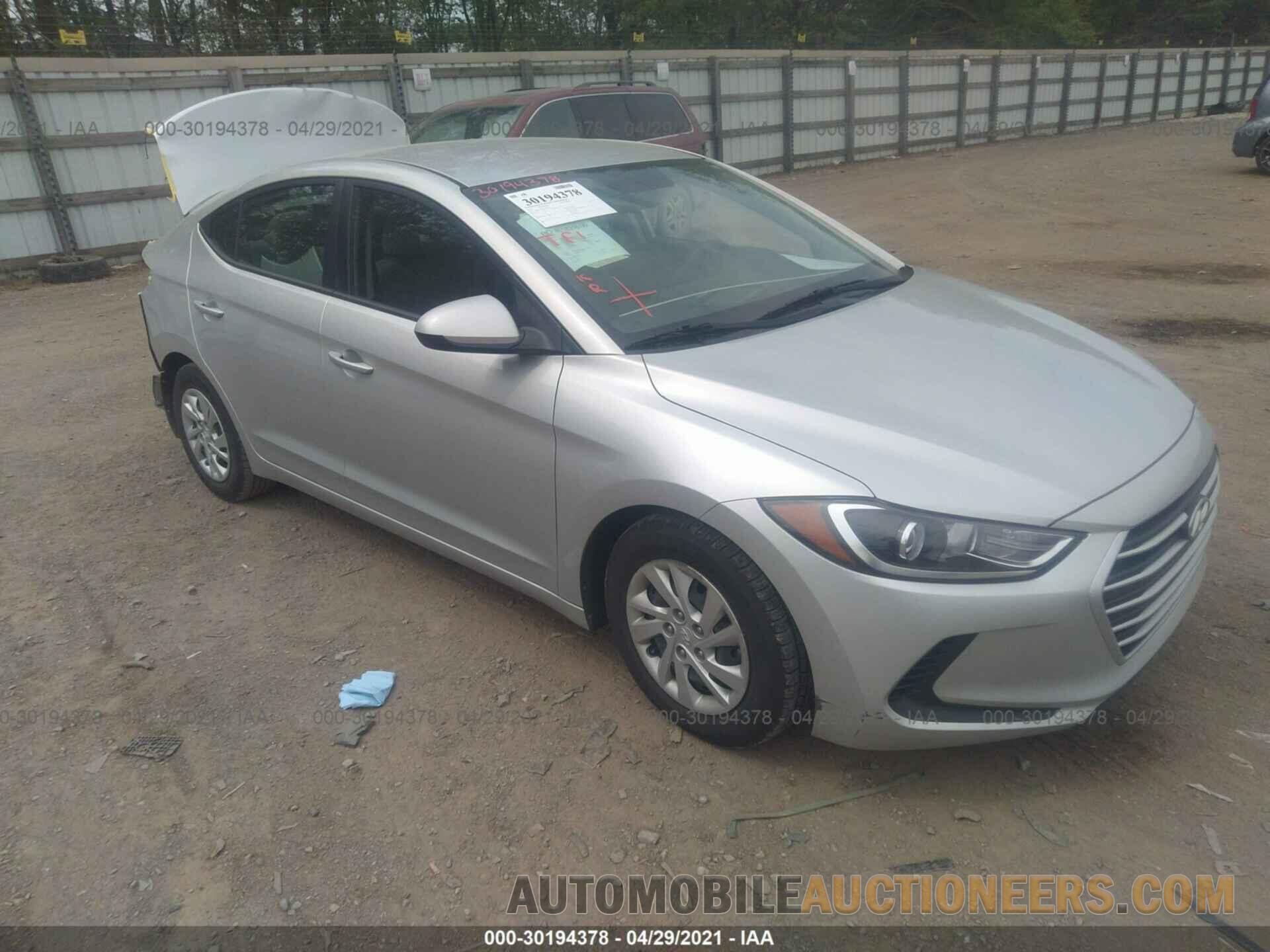 5NPD74LF4JH345444 HYUNDAI ELANTRA 2018