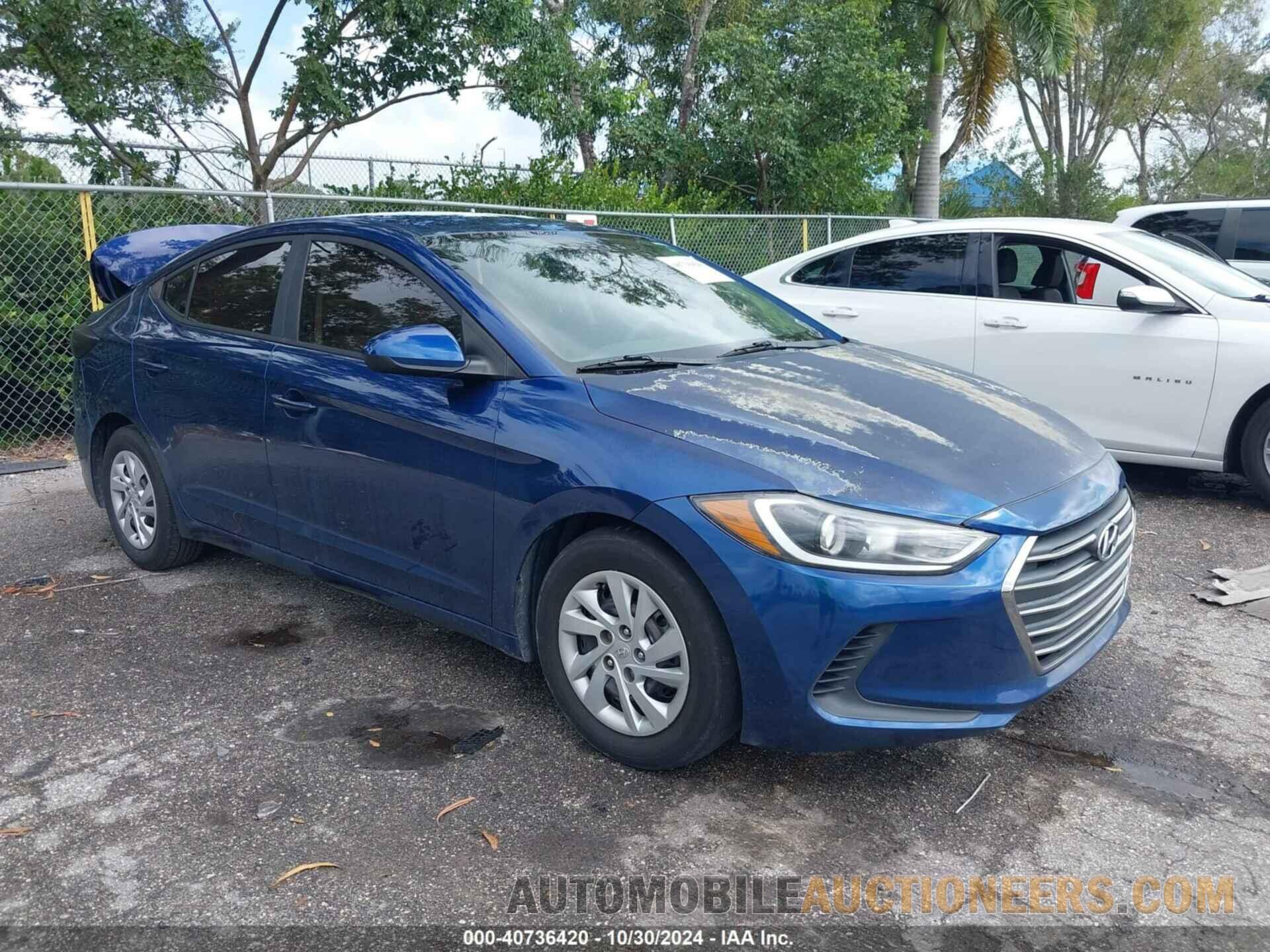 5NPD74LF5HH138474 HYUNDAI ELANTRA 2017