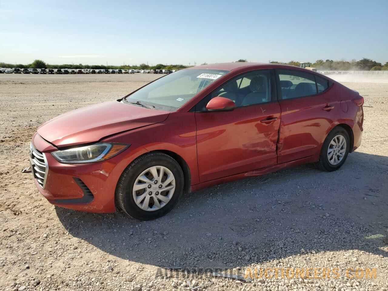 5NPD74LF5HH164458 HYUNDAI ELANTRA 2017