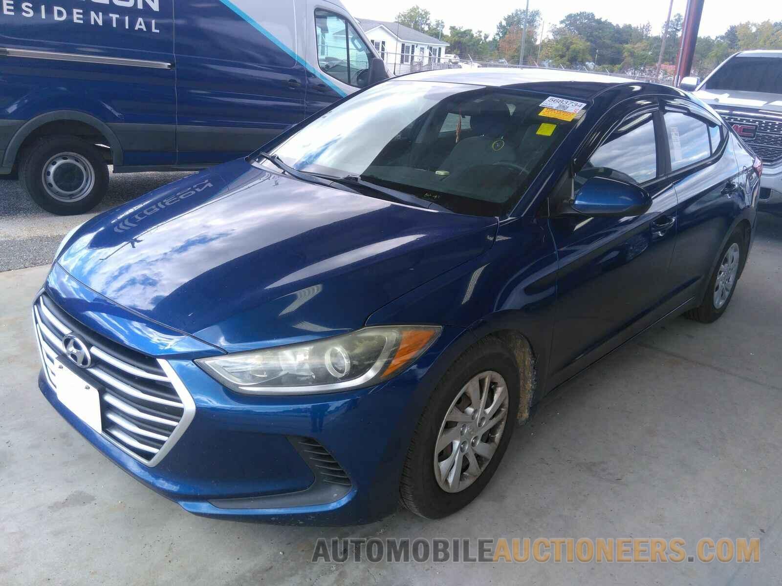 5NPD74LF5HH165447 Hyundai Elantra SE 2017