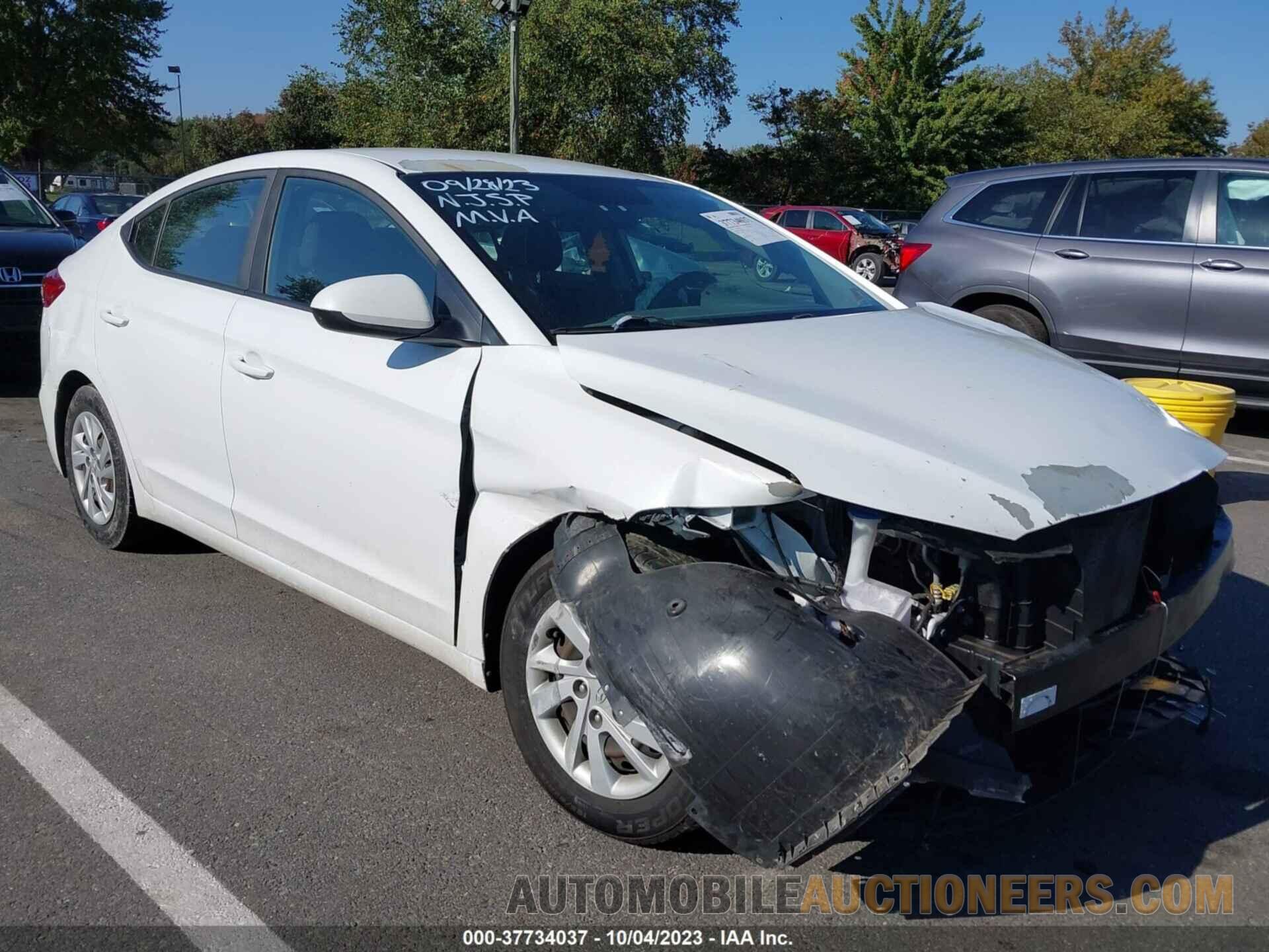 5NPD74LF5JH299431 HYUNDAI ELANTRA 2018