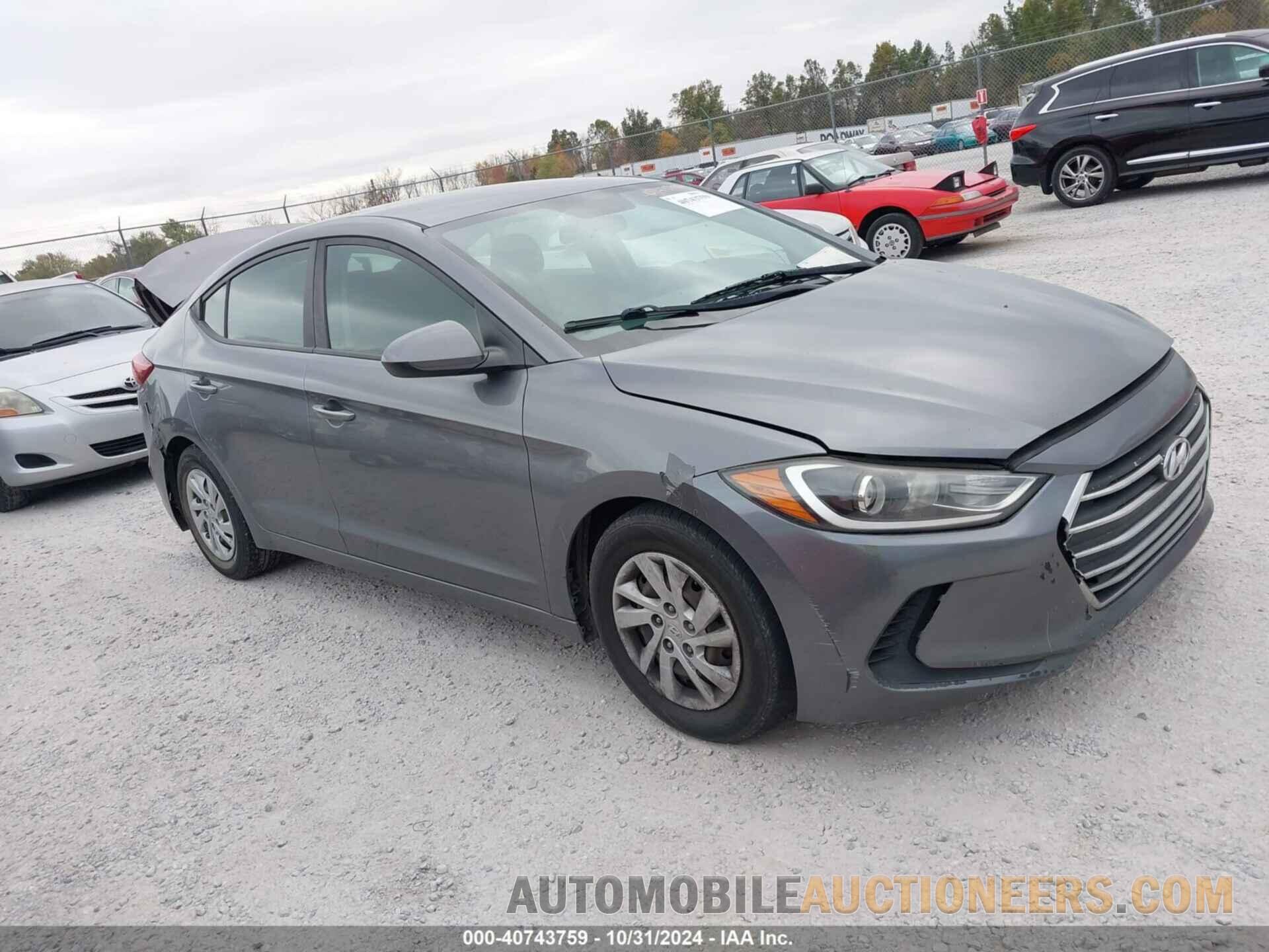 5NPD74LF5JH394670 HYUNDAI ELANTRA 2018