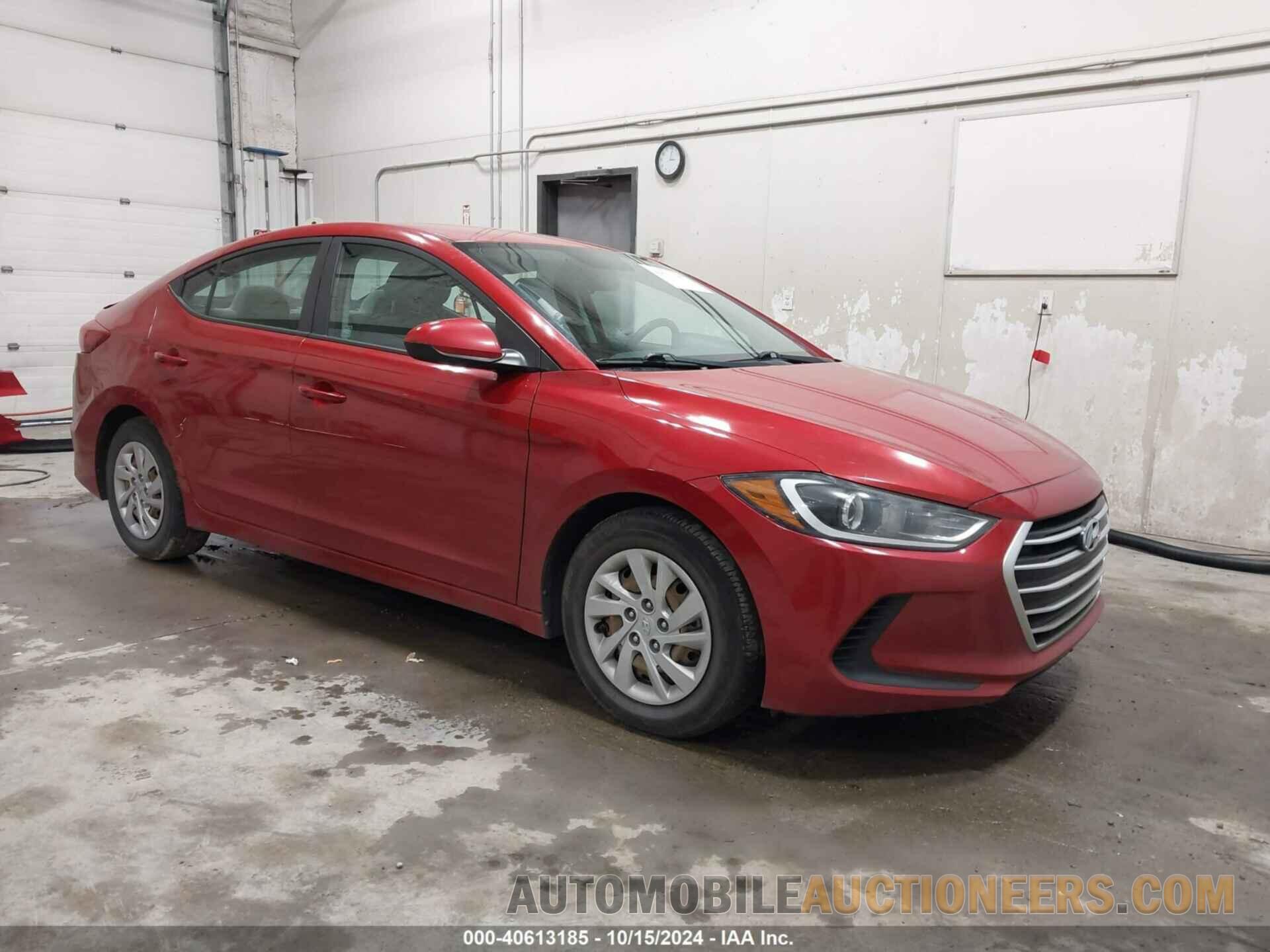 5NPD74LF6HH080861 HYUNDAI ELANTRA 2017