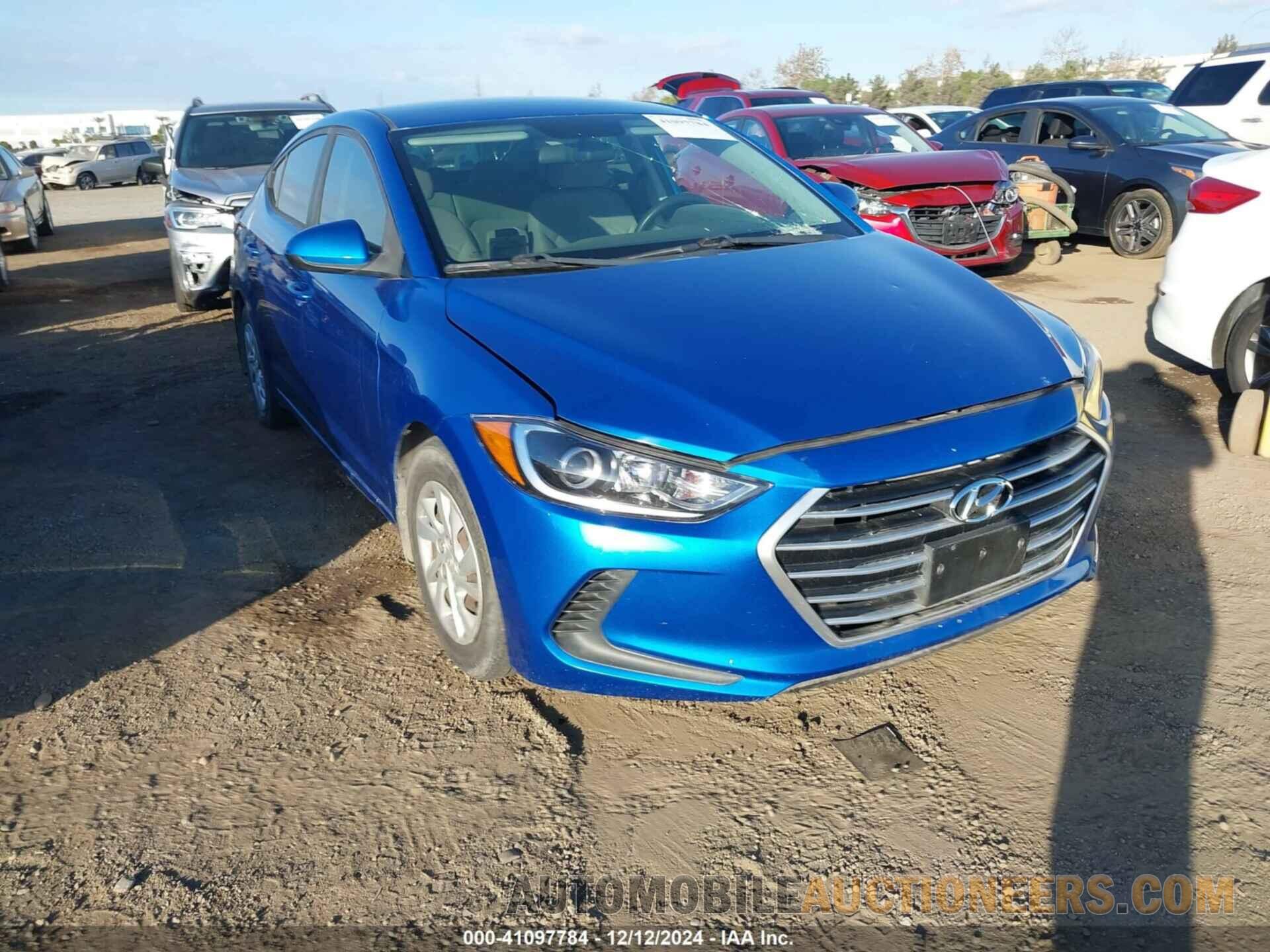 5NPD74LF6HH199946 HYUNDAI ELANTRA 2017