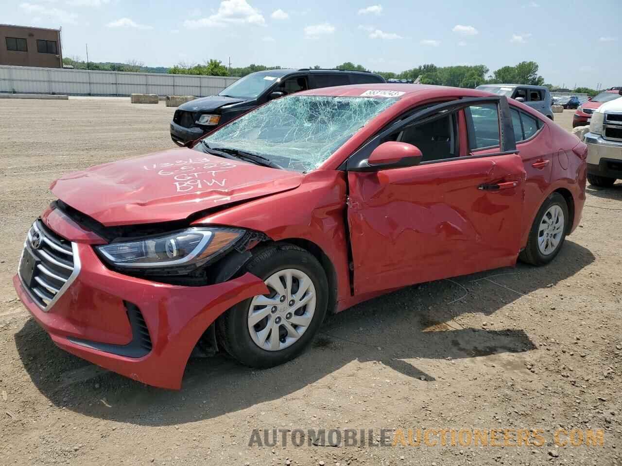 5NPD74LF6JH372757 HYUNDAI ELANTRA 2018