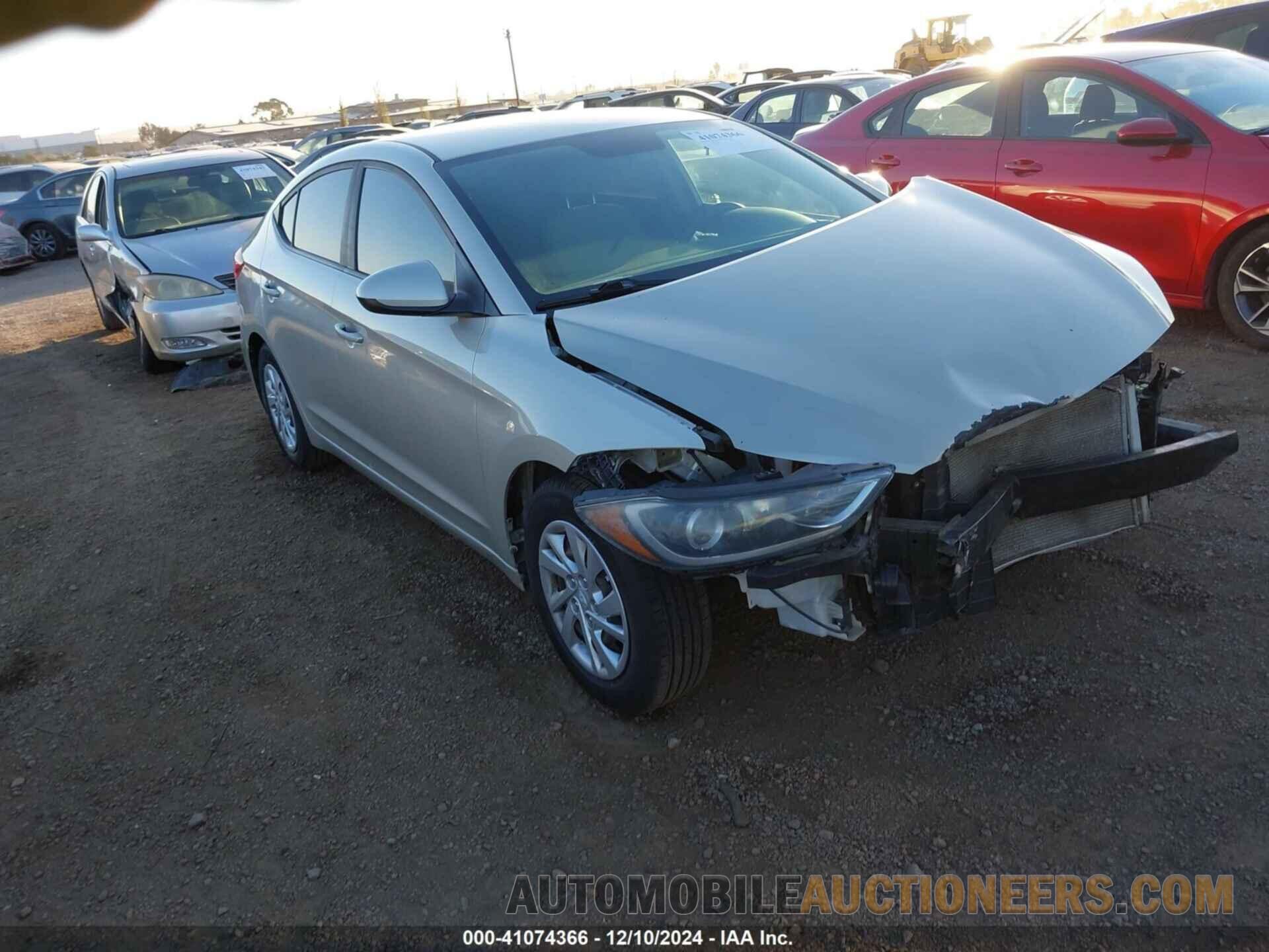 5NPD74LF7HH167247 HYUNDAI ELANTRA 2017