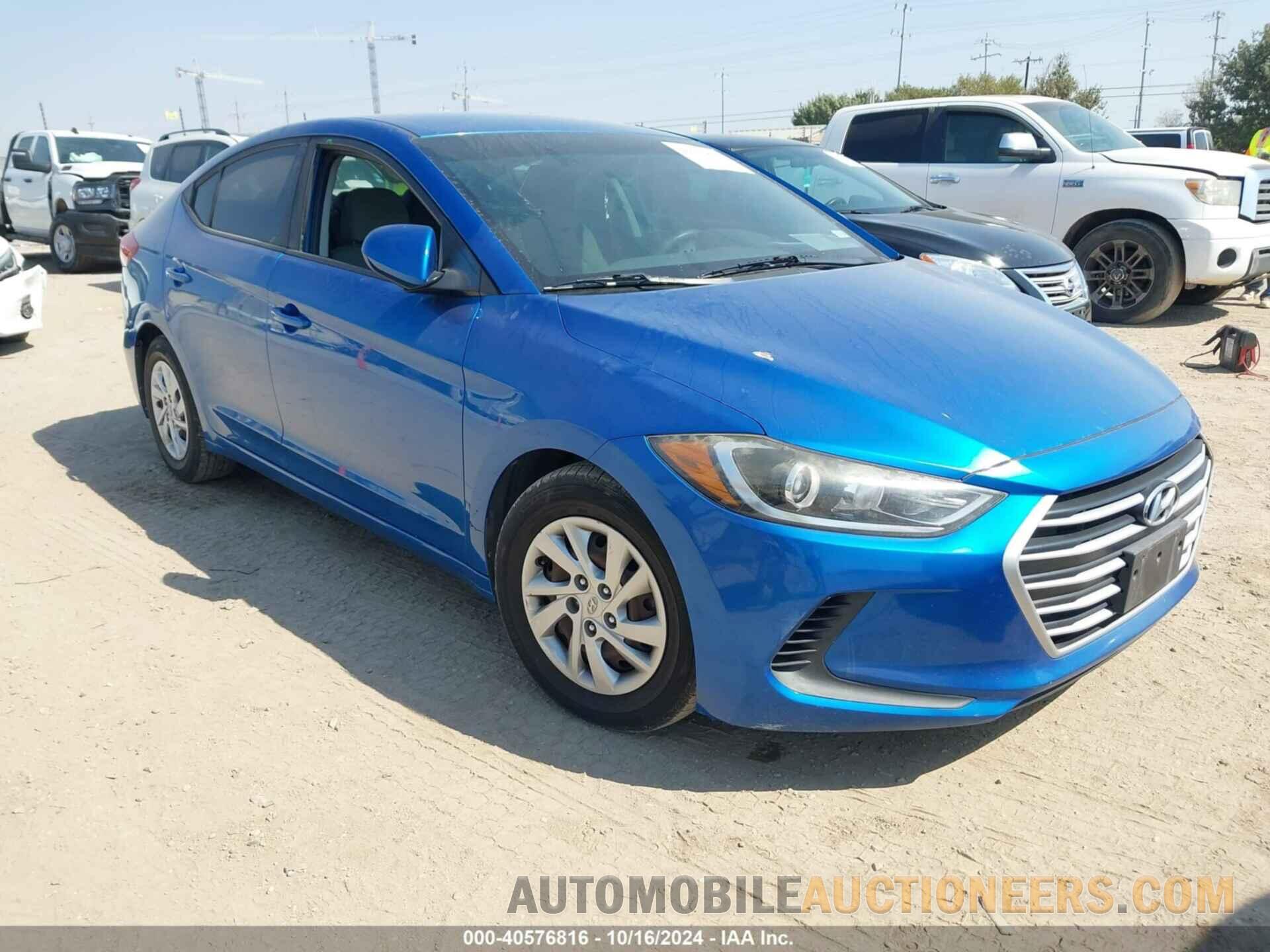 5NPD74LF7HH210565 HYUNDAI ELANTRA 2017