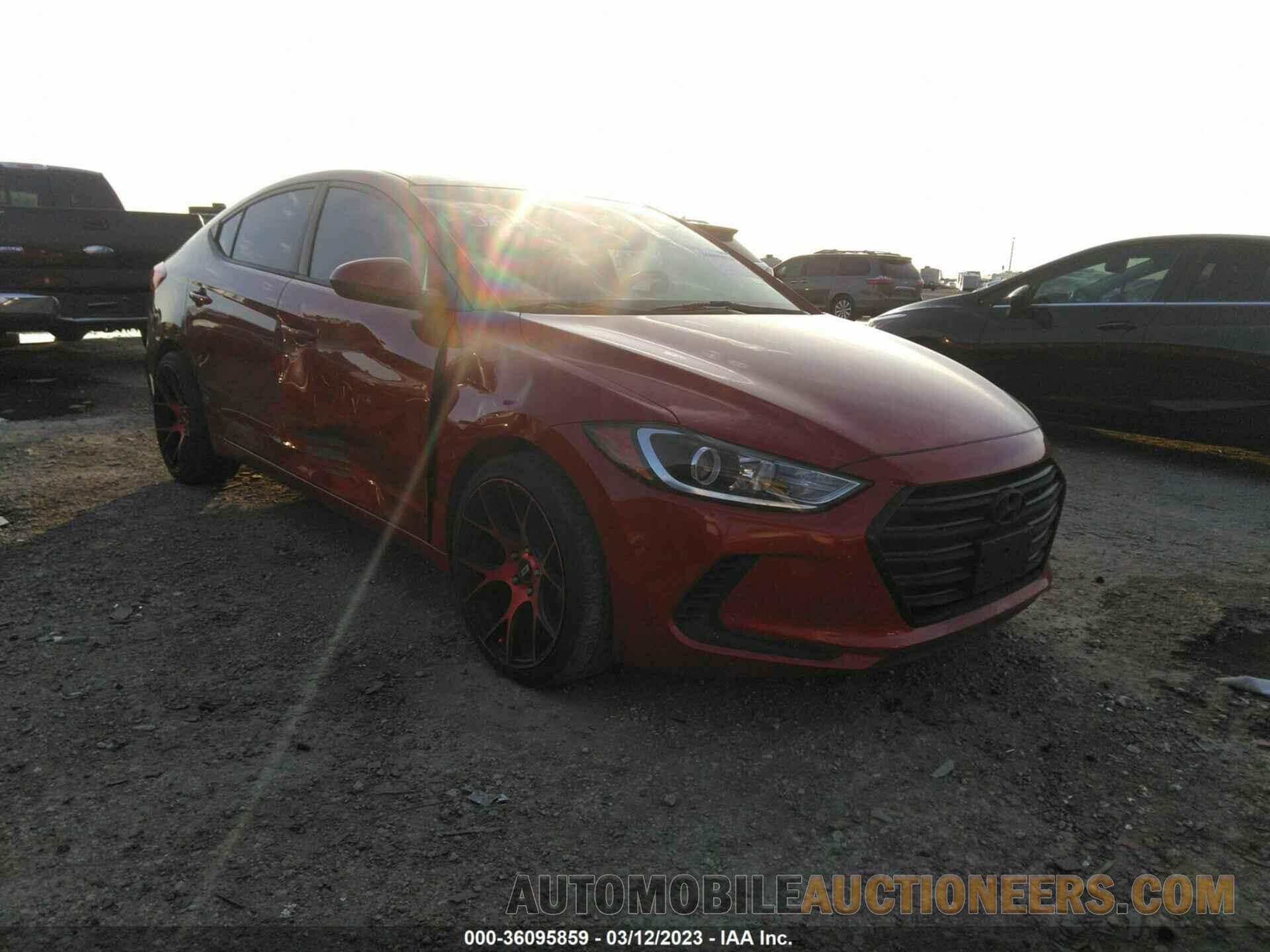 5NPD74LF7JH307125 HYUNDAI ELANTRA 2018