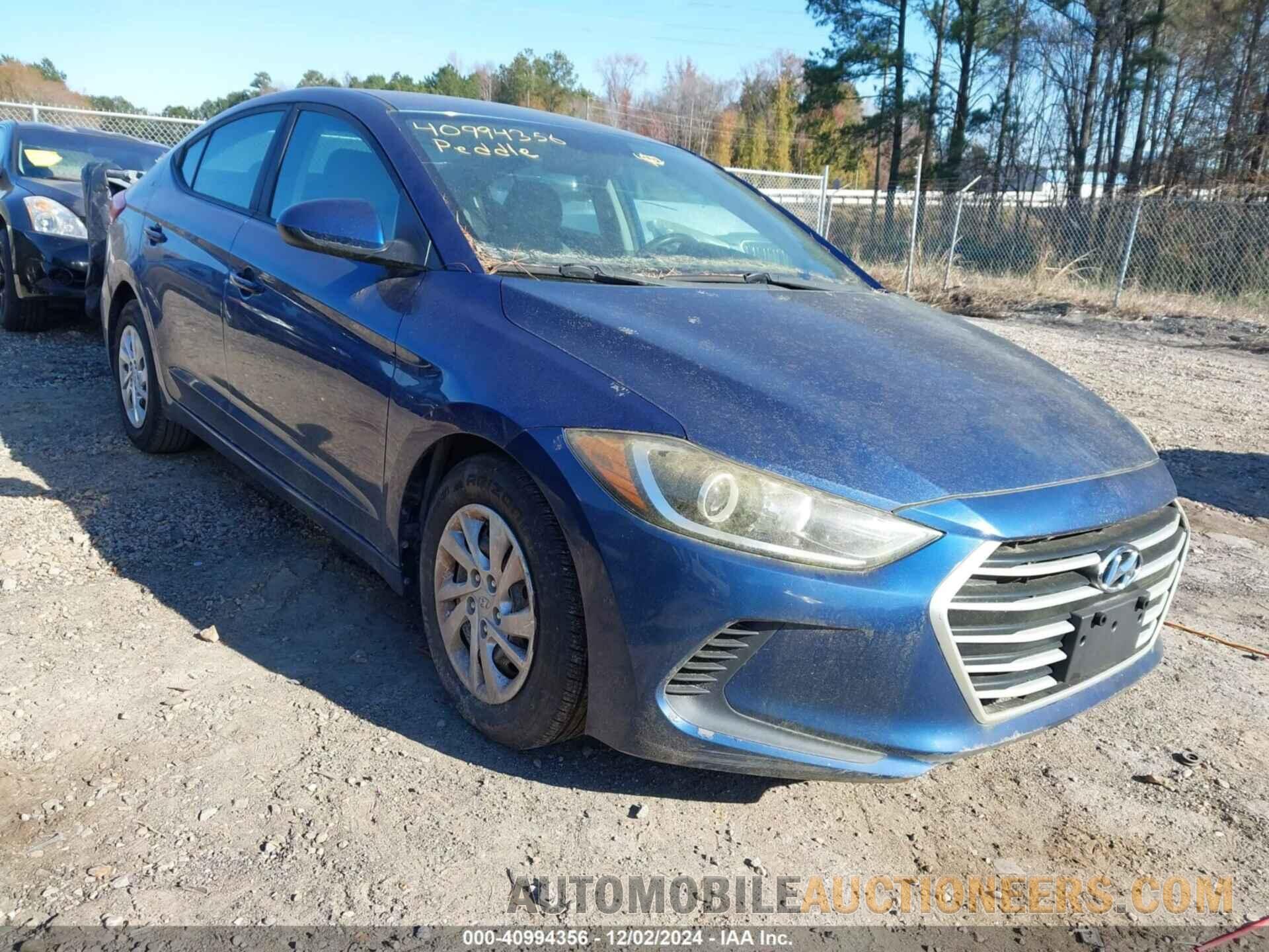 5NPD74LF8HH100074 HYUNDAI ELANTRA 2017