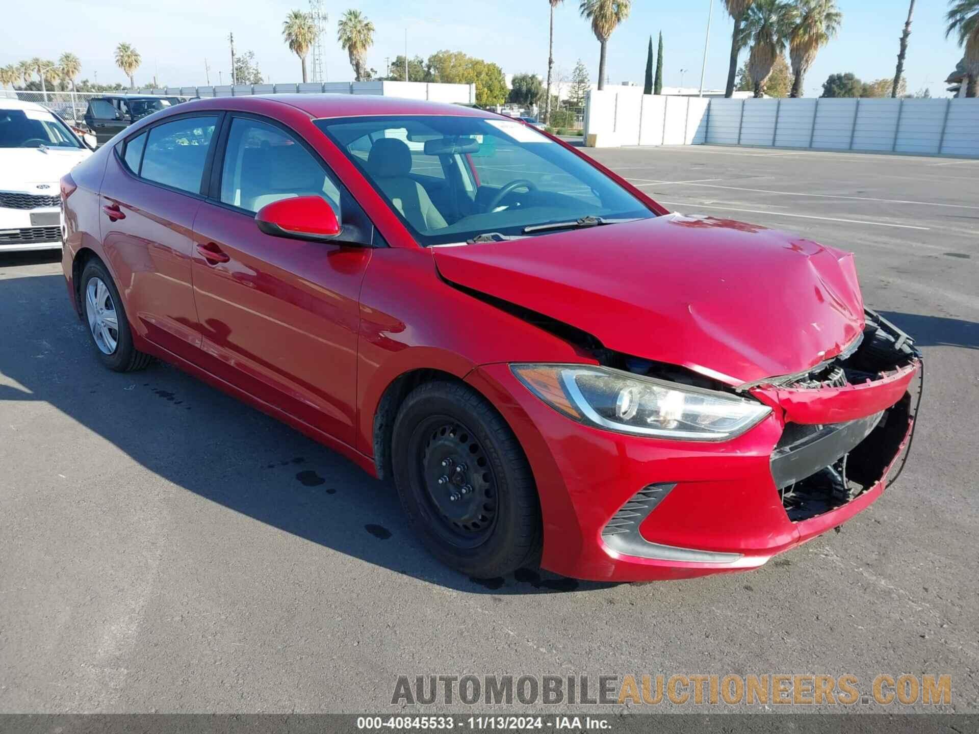 5NPD74LF8HH170948 HYUNDAI ELANTRA 2017