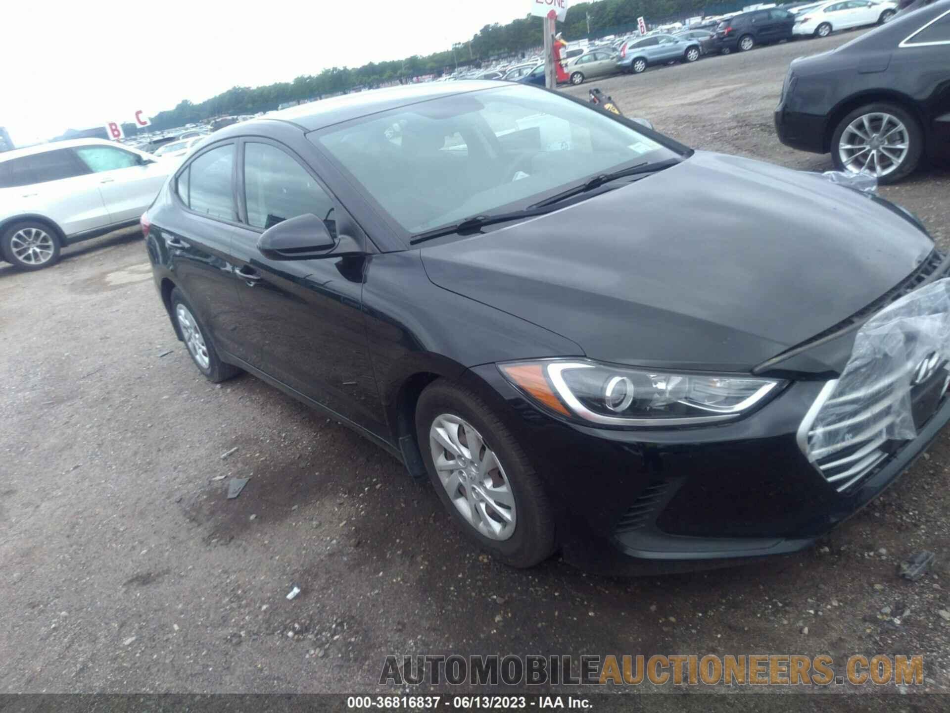 5NPD74LF8JH301012 HYUNDAI ELANTRA 2018