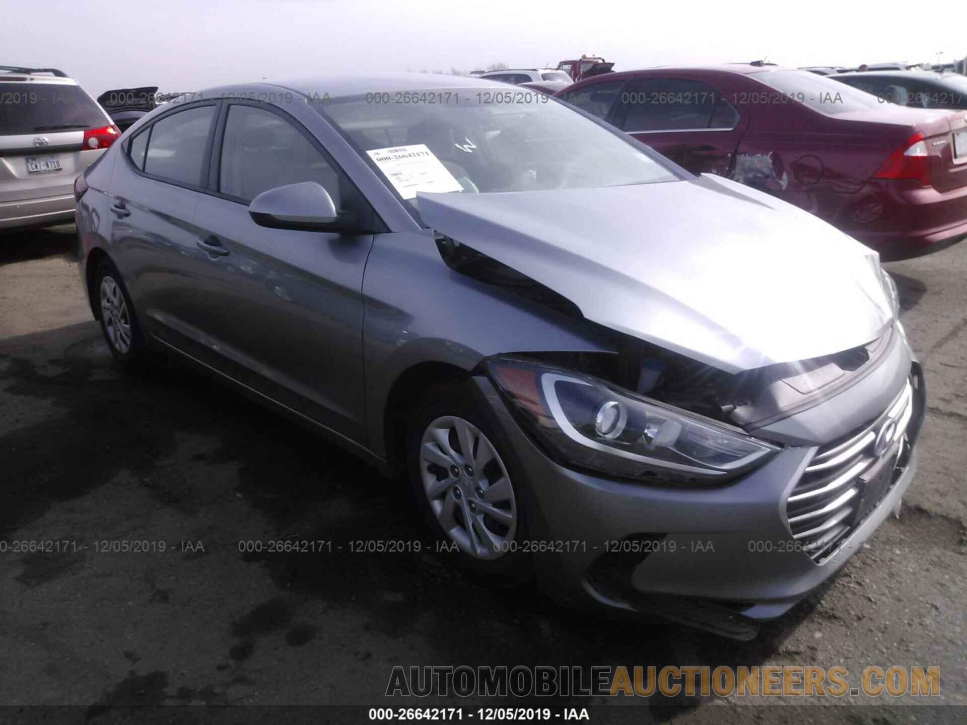 5NPD74LF9HH188858 HYUNDAI ELANTRA 2017