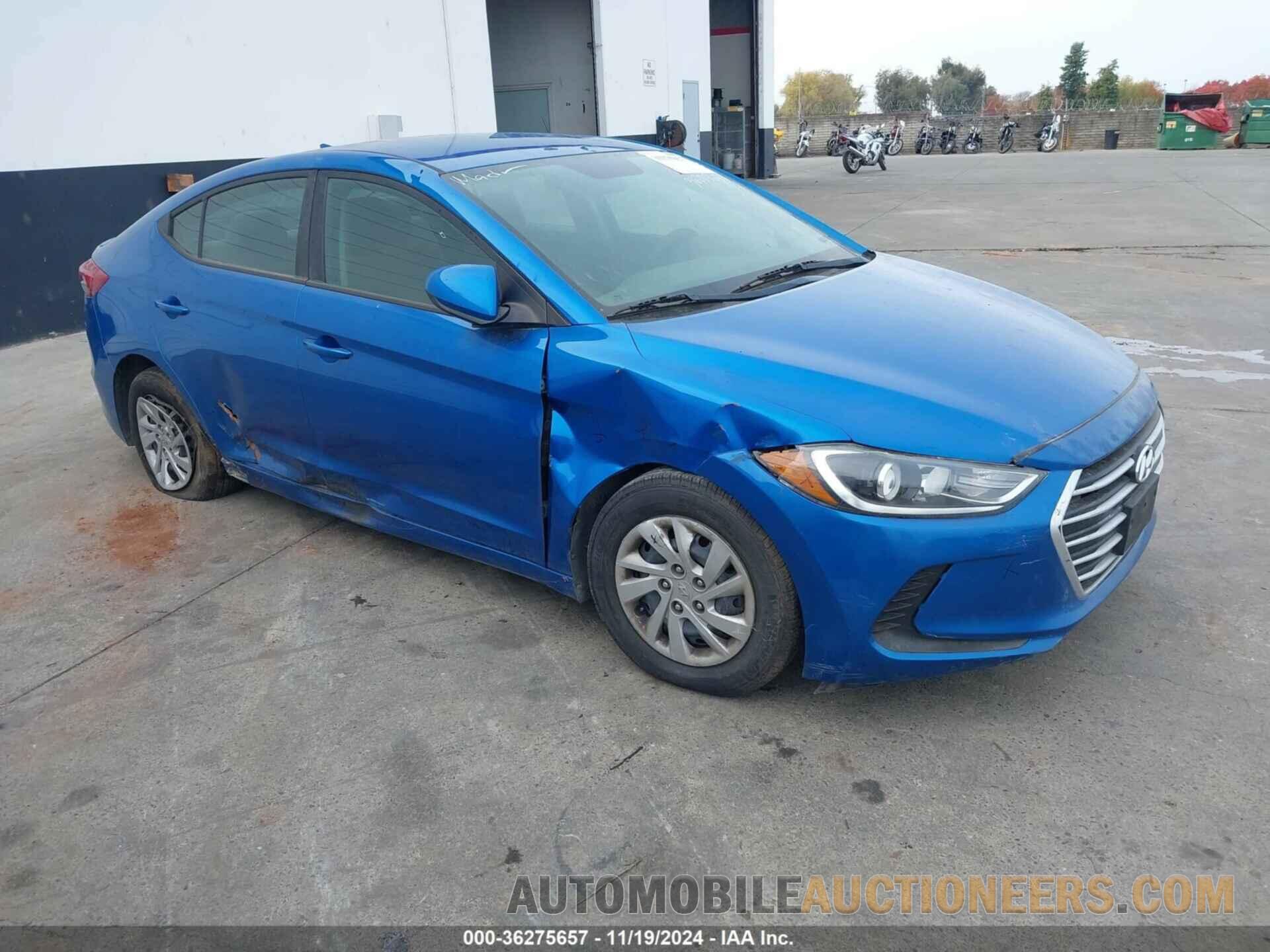 5NPD74LF9HH204394 HYUNDAI ELANTRA 2017