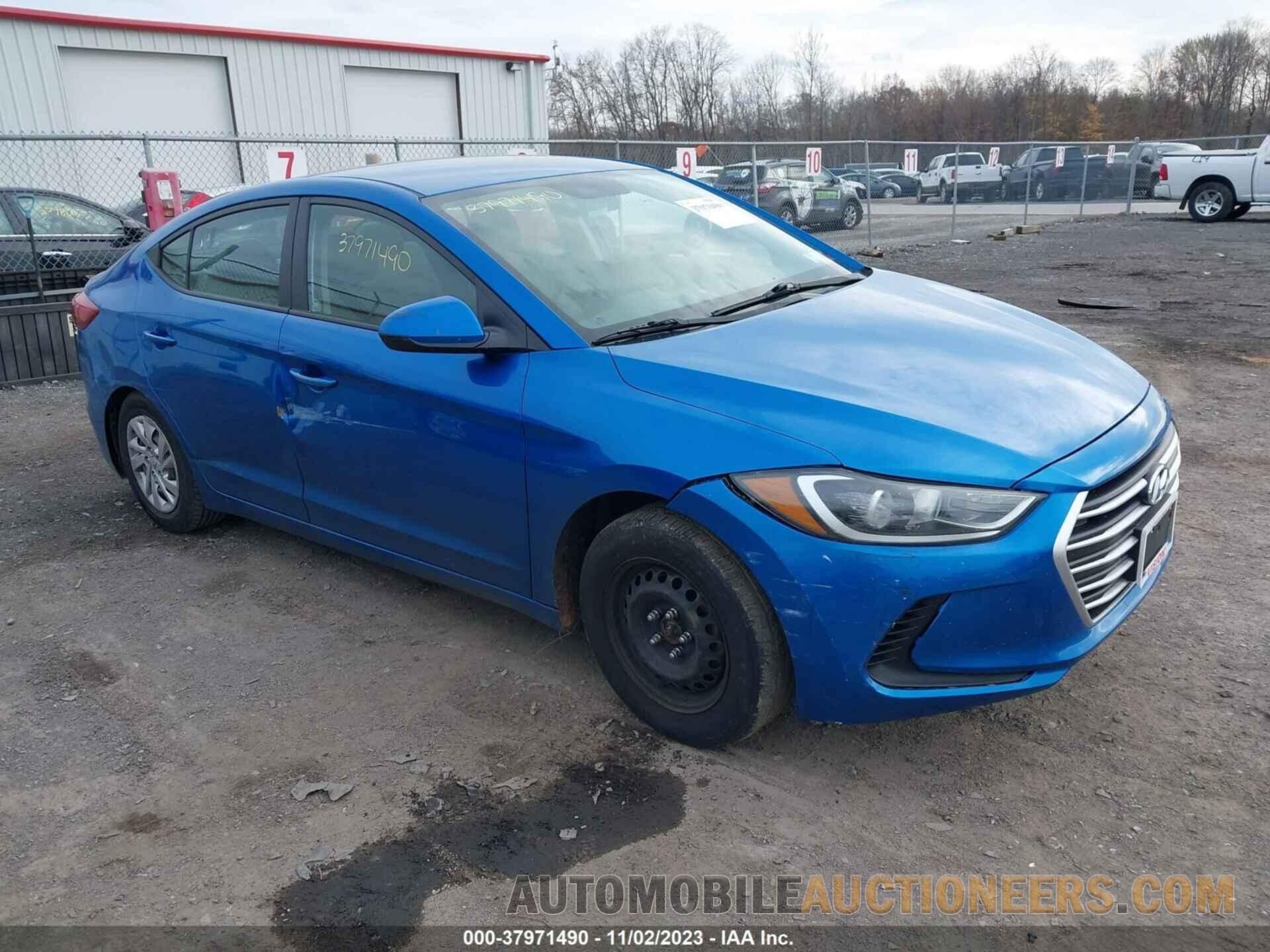 5NPD74LF9JH287041 HYUNDAI ELANTRA 2018