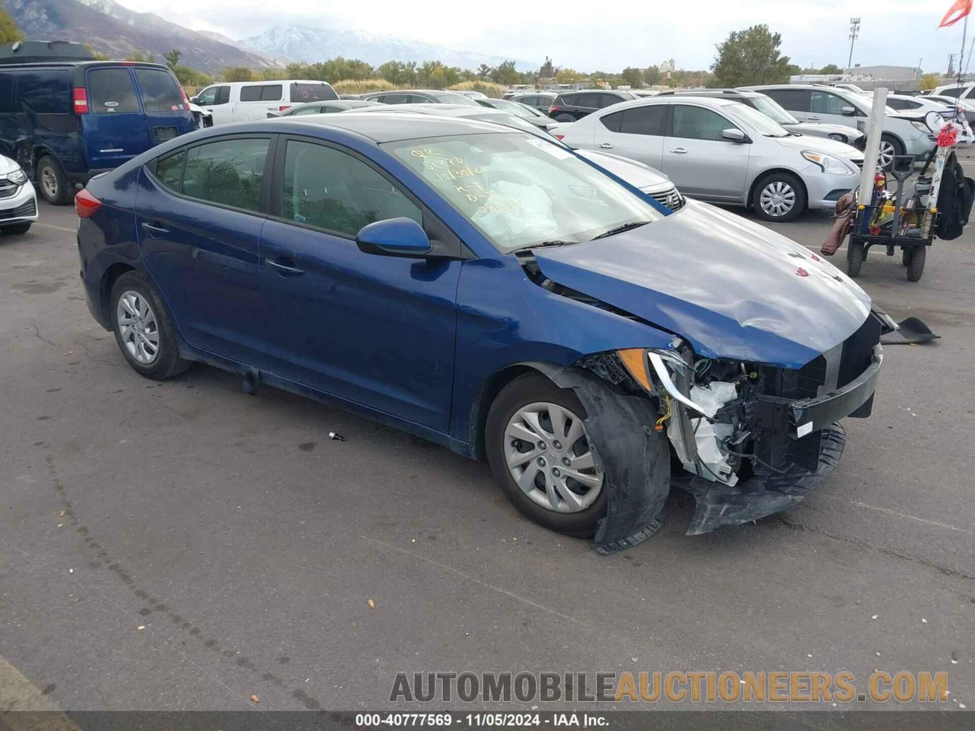 5NPD74LFXHH081592 HYUNDAI ELANTRA 2017