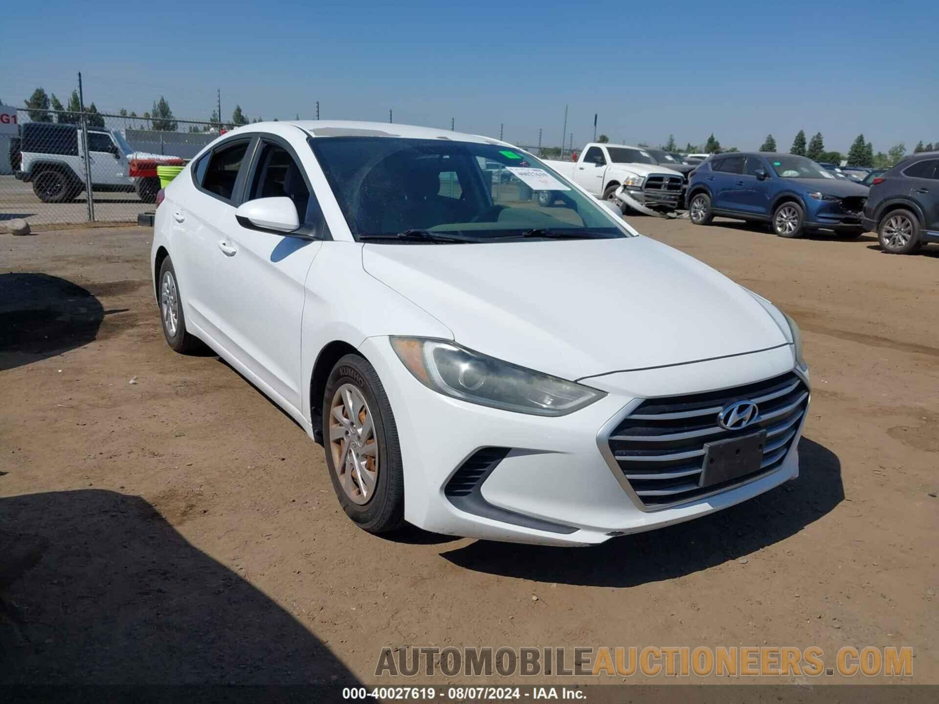 5NPD74LFXHH165900 HYUNDAI ELANTRA 2017